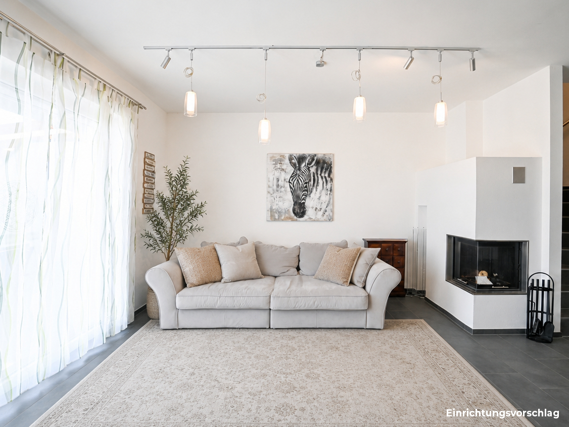 Wohnzimmer (Einrichtungsvorschlag)
