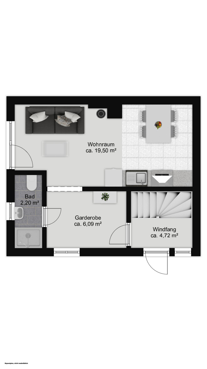 Erdgeschoss | Wohnung 3