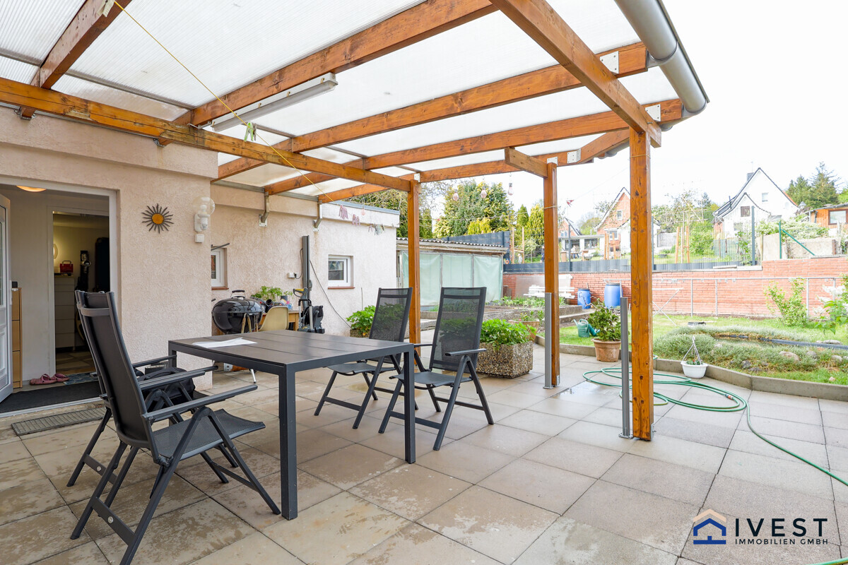 Überdachte Terrasse