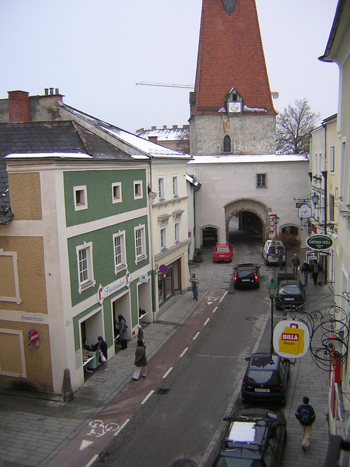 Blick in Eisengasse 