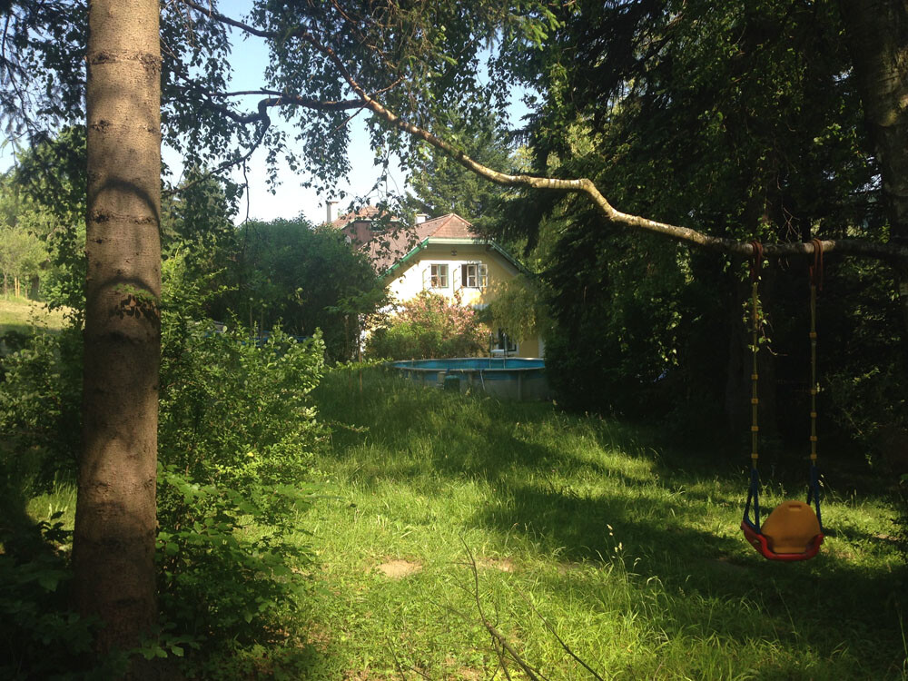 Blick von der Garage