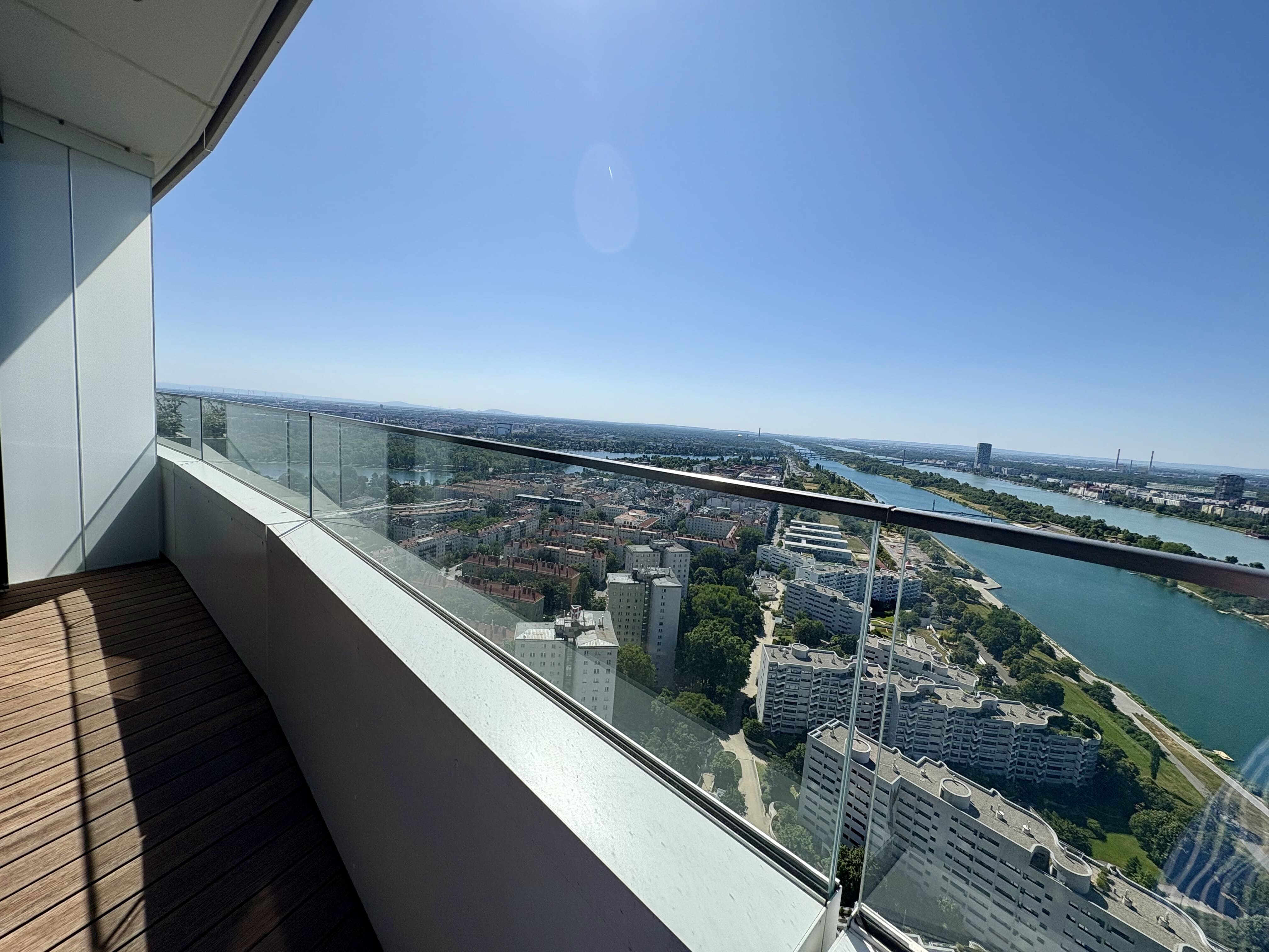 Balkon Richtung Alte Donau