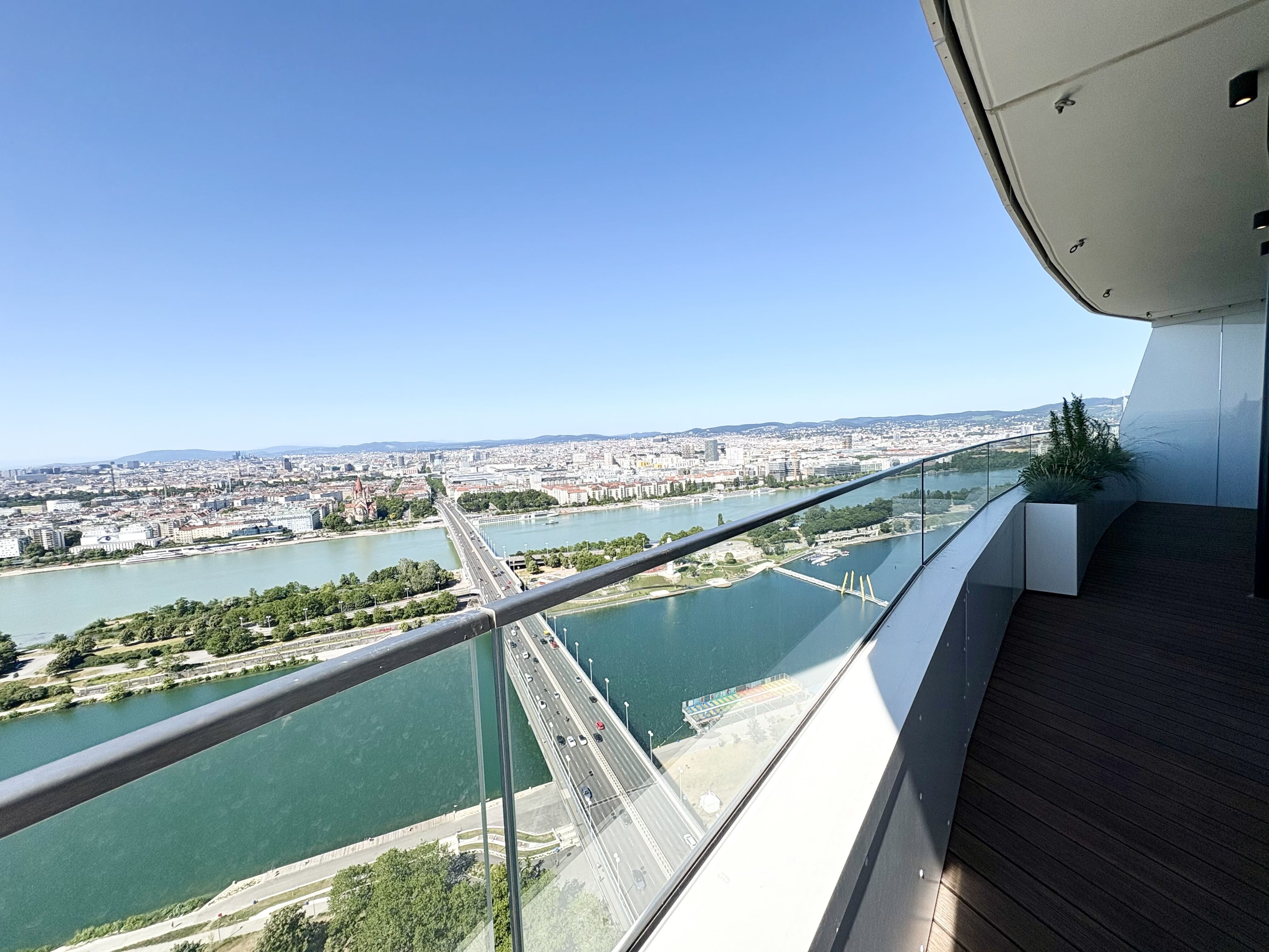 Balkon Richtung Kahlenberg
