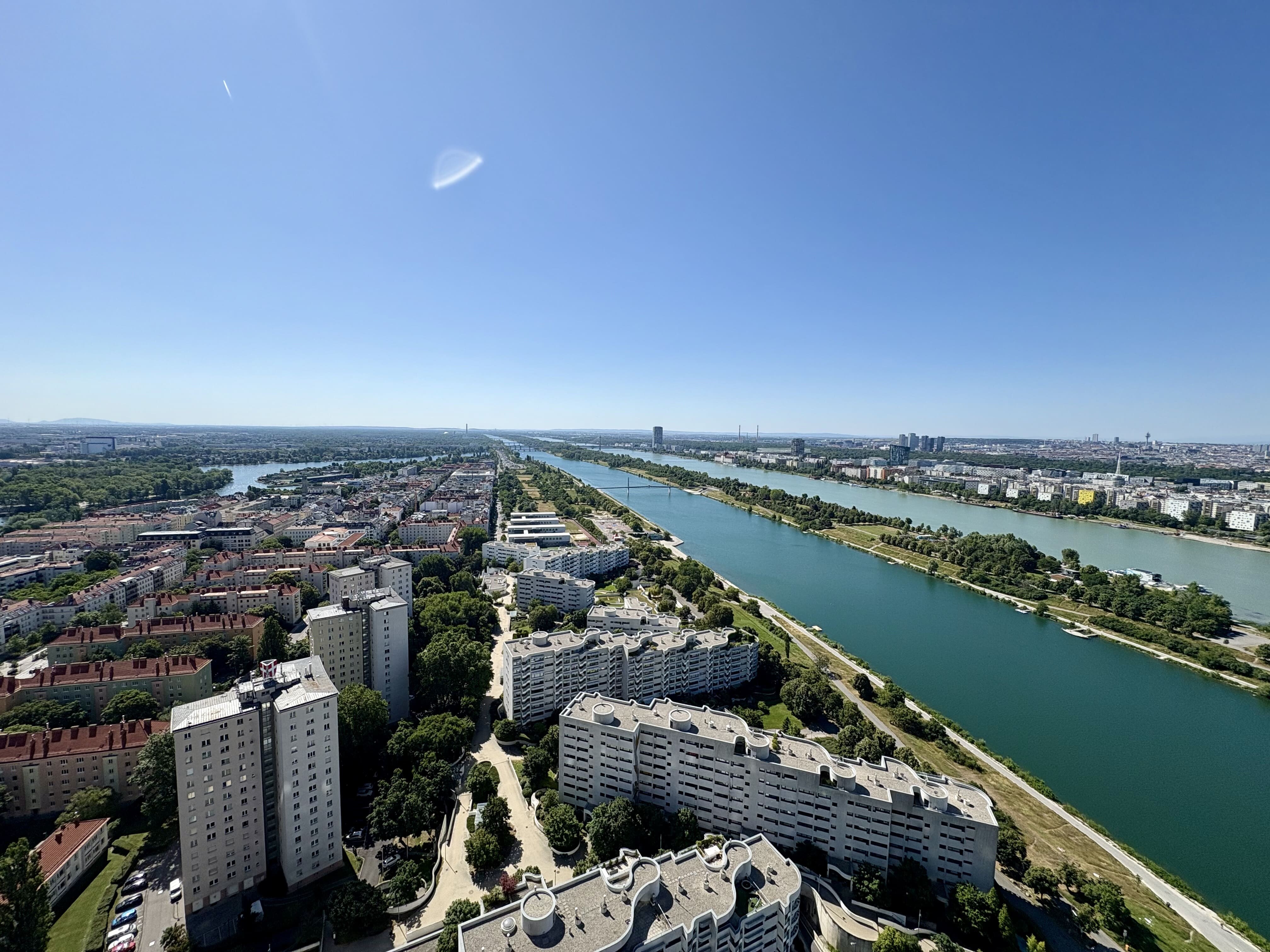 Ausblick Neue Donau