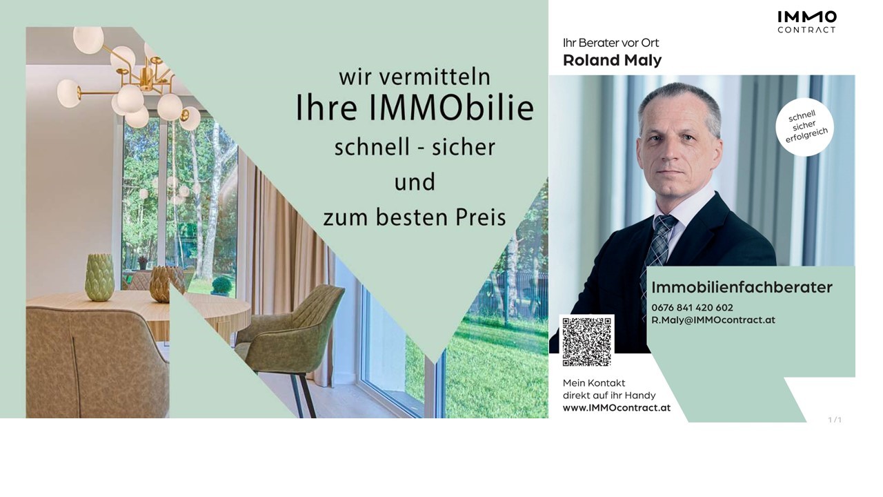 Ihr Immobilienexperte Roland MALY