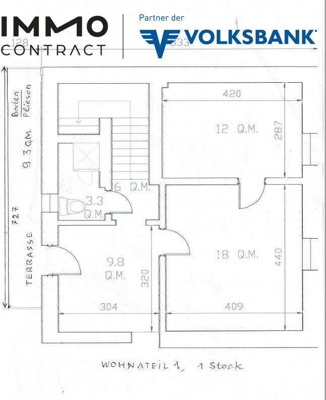 Wohnanteil 1. Stock