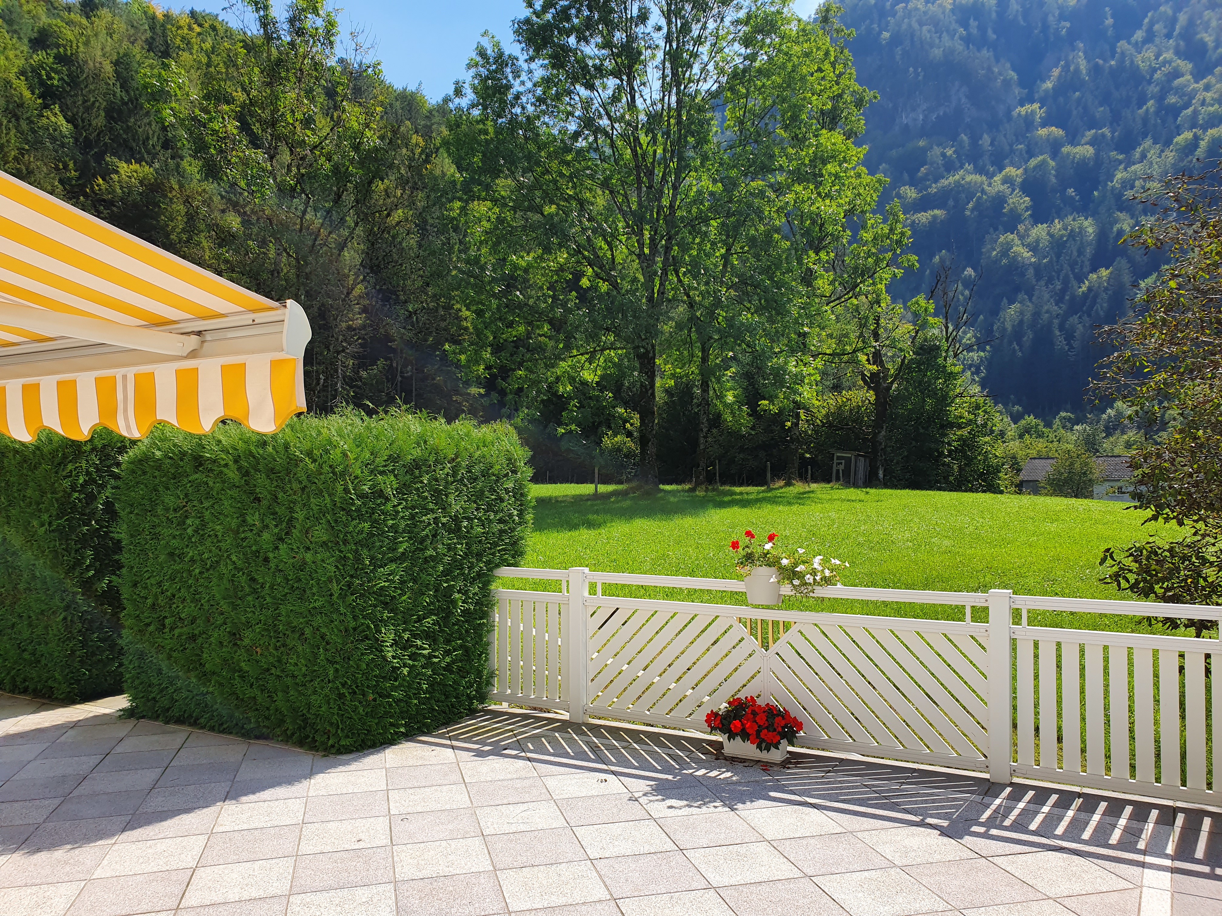 Terrasse, Blick nach Süden