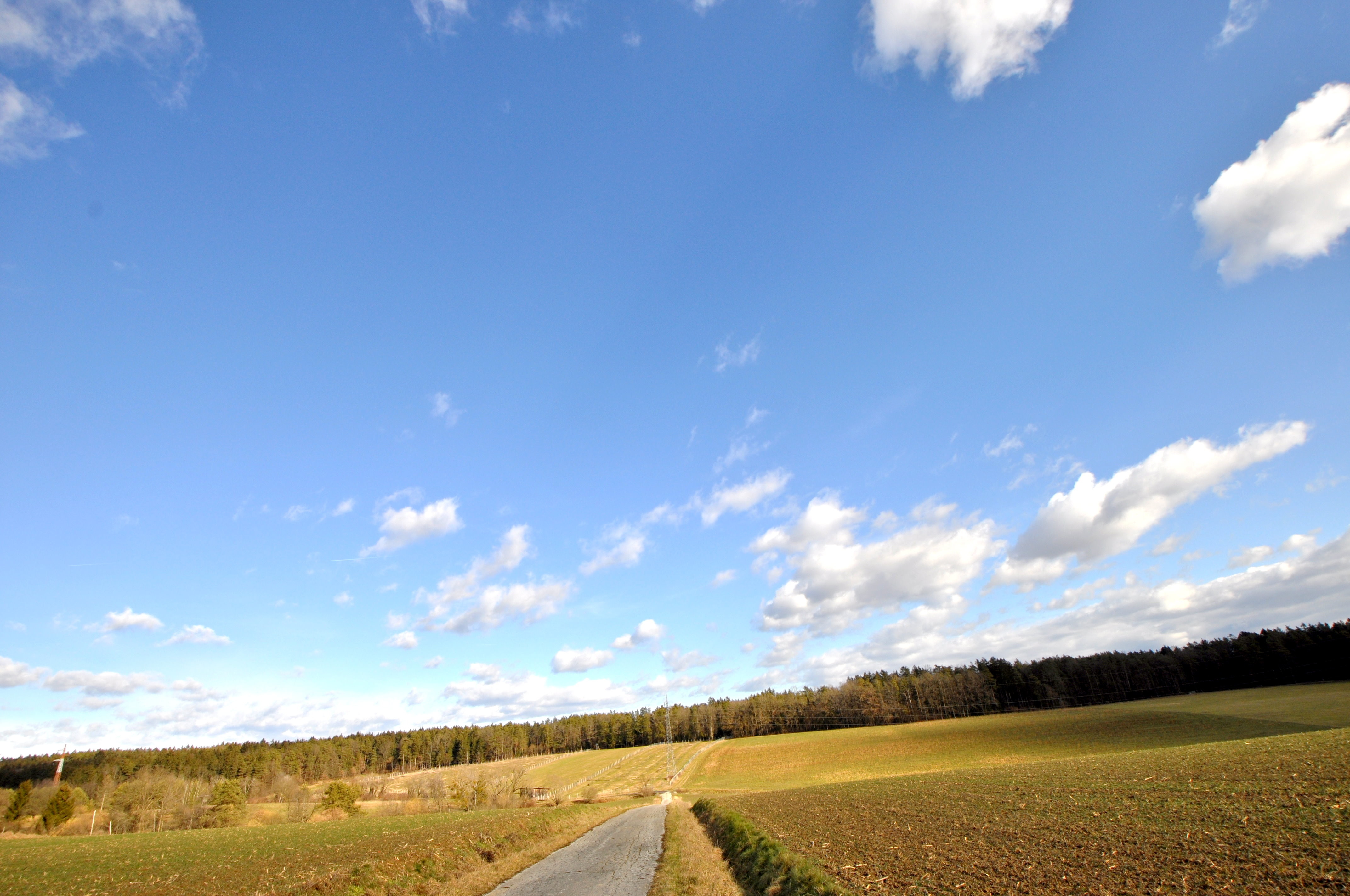 Blick auf die Flächen