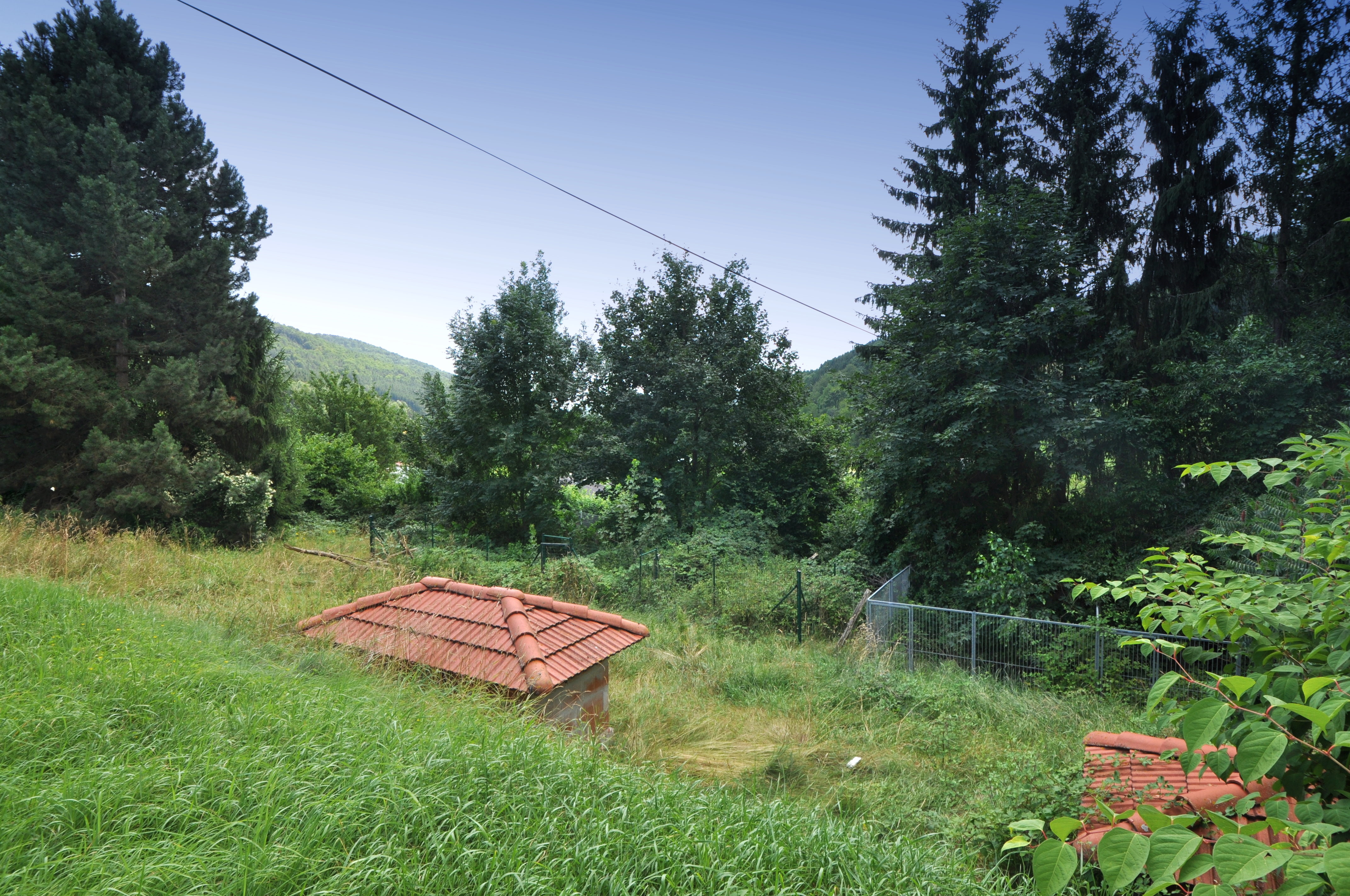 Ausblick vor dem Haus