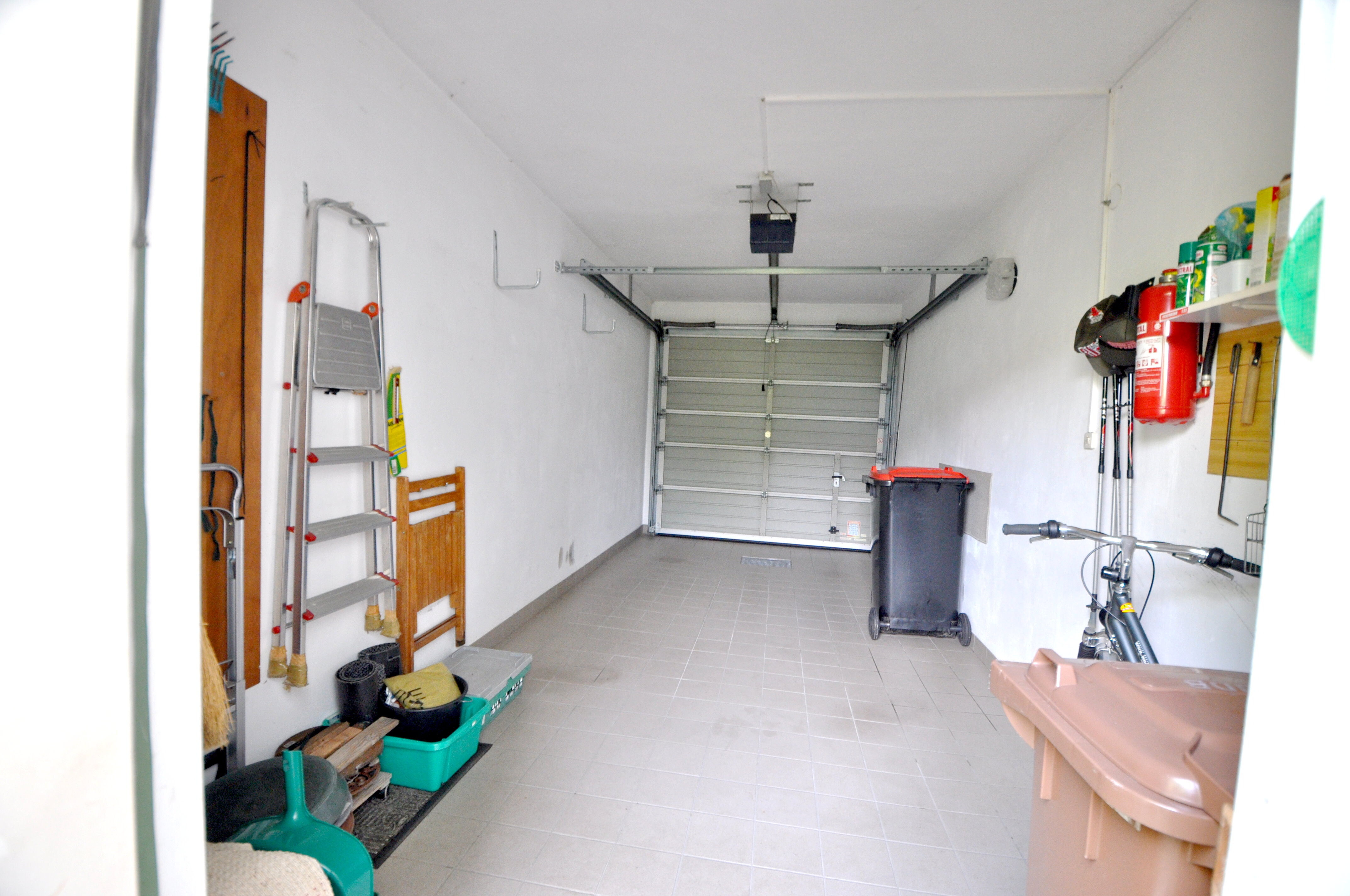 Blick in die Garage