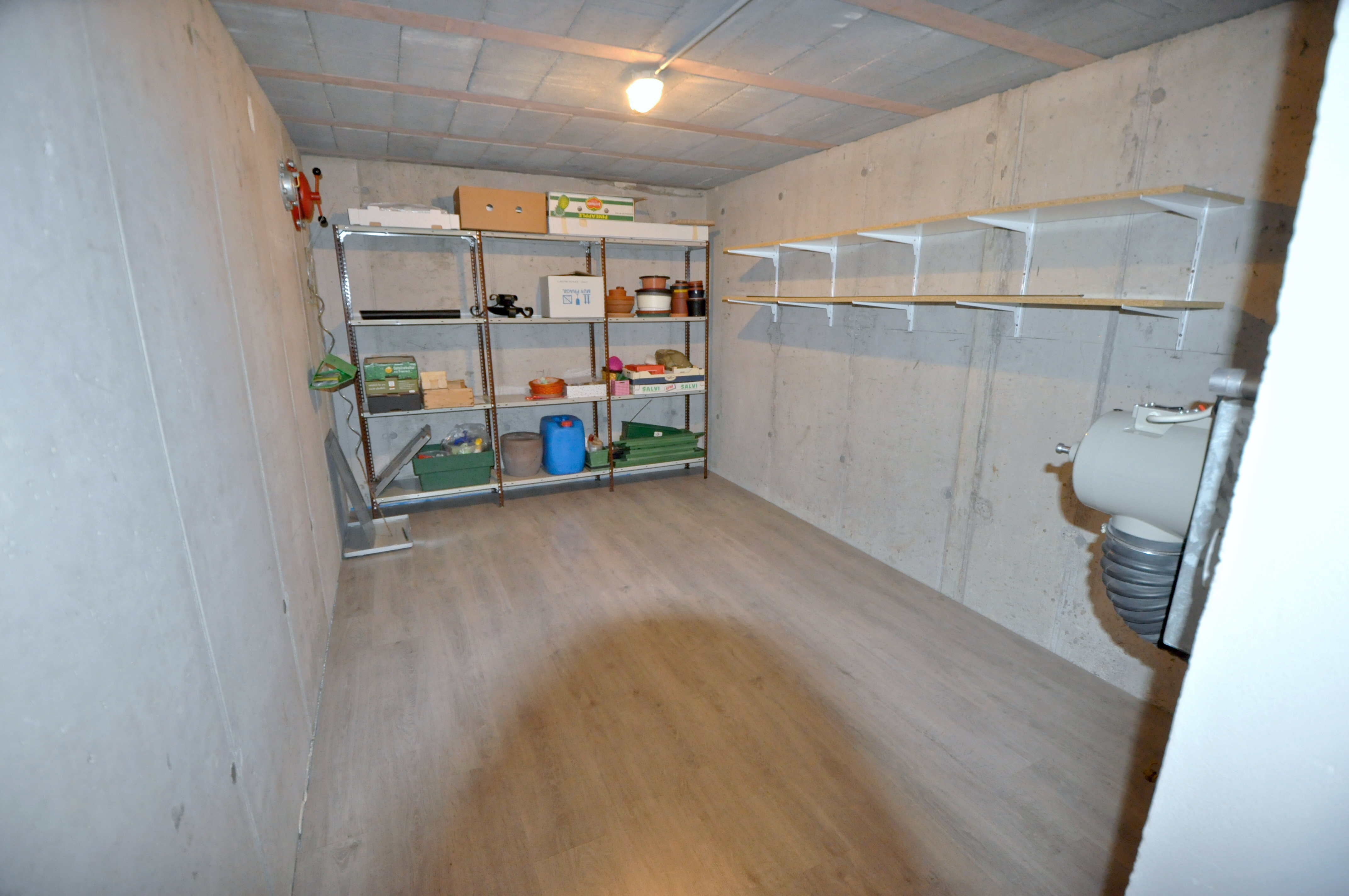 Stauraum im Keller