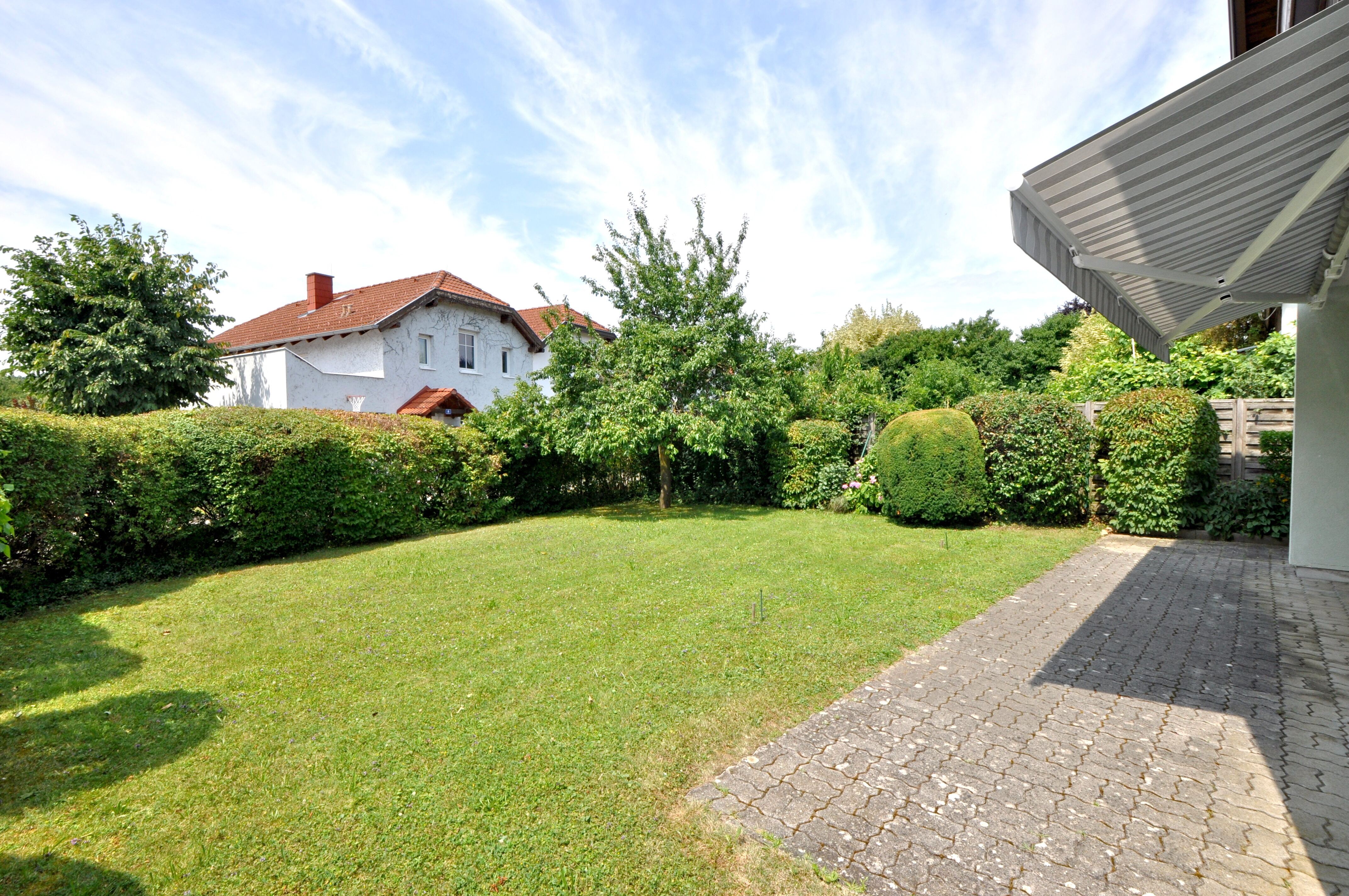 Blick auf den Garten