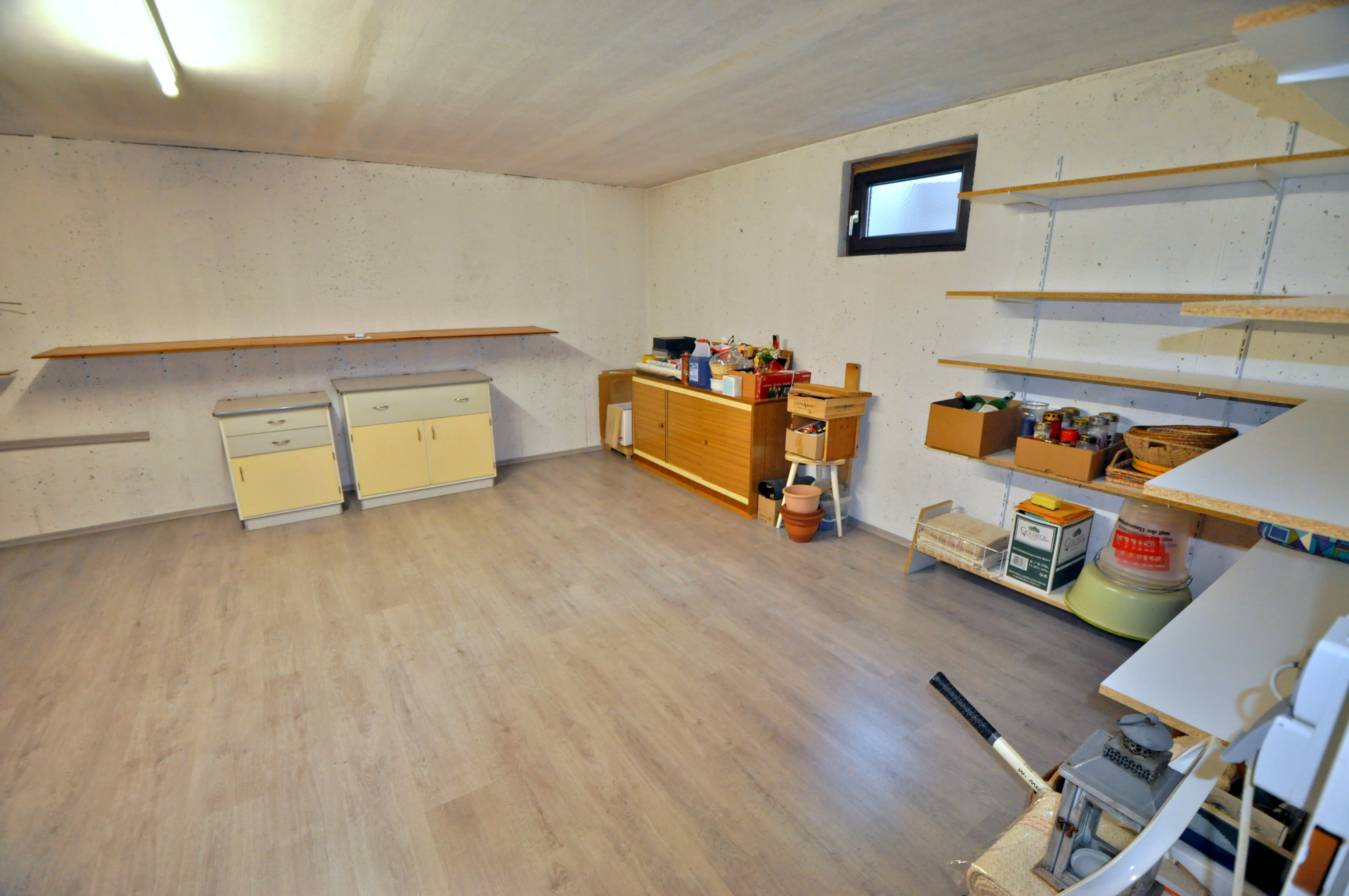 Großer Stauraum im KG