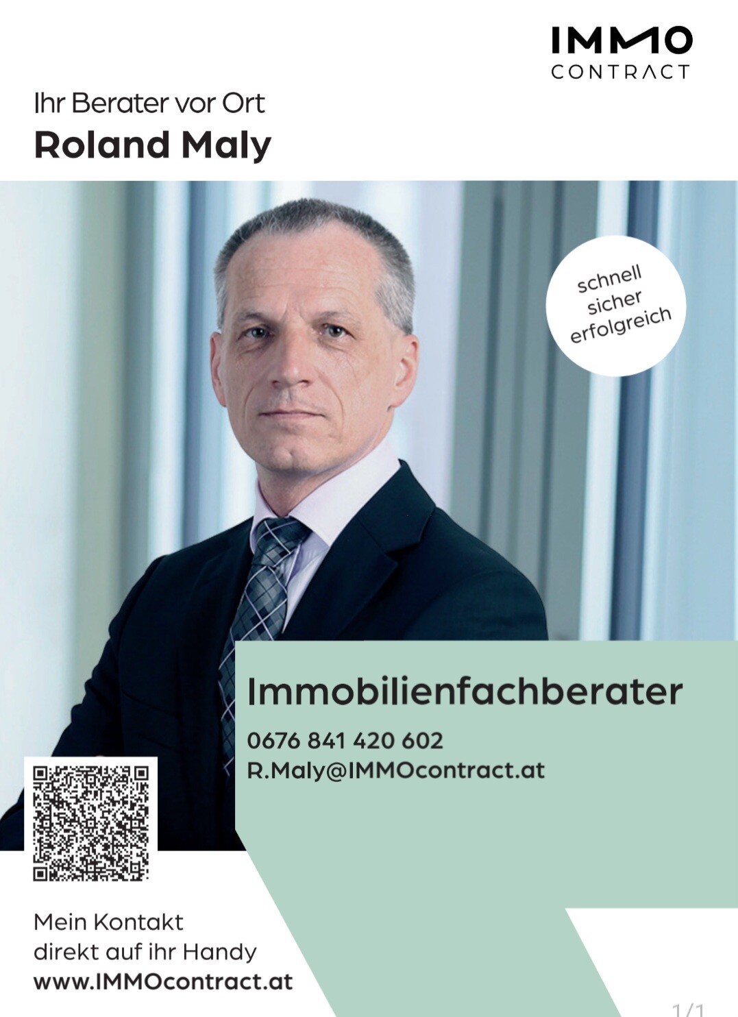 Ihr Immobilienmakler Roland MALY