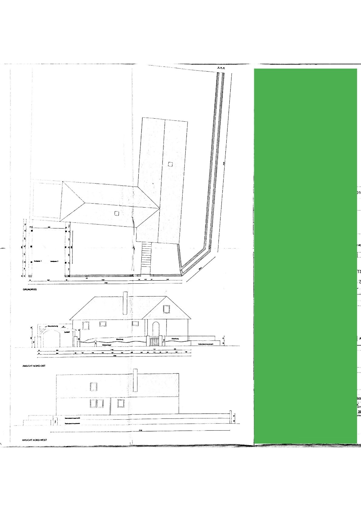 Einreichplan für Zaun und Carport 2014 Online