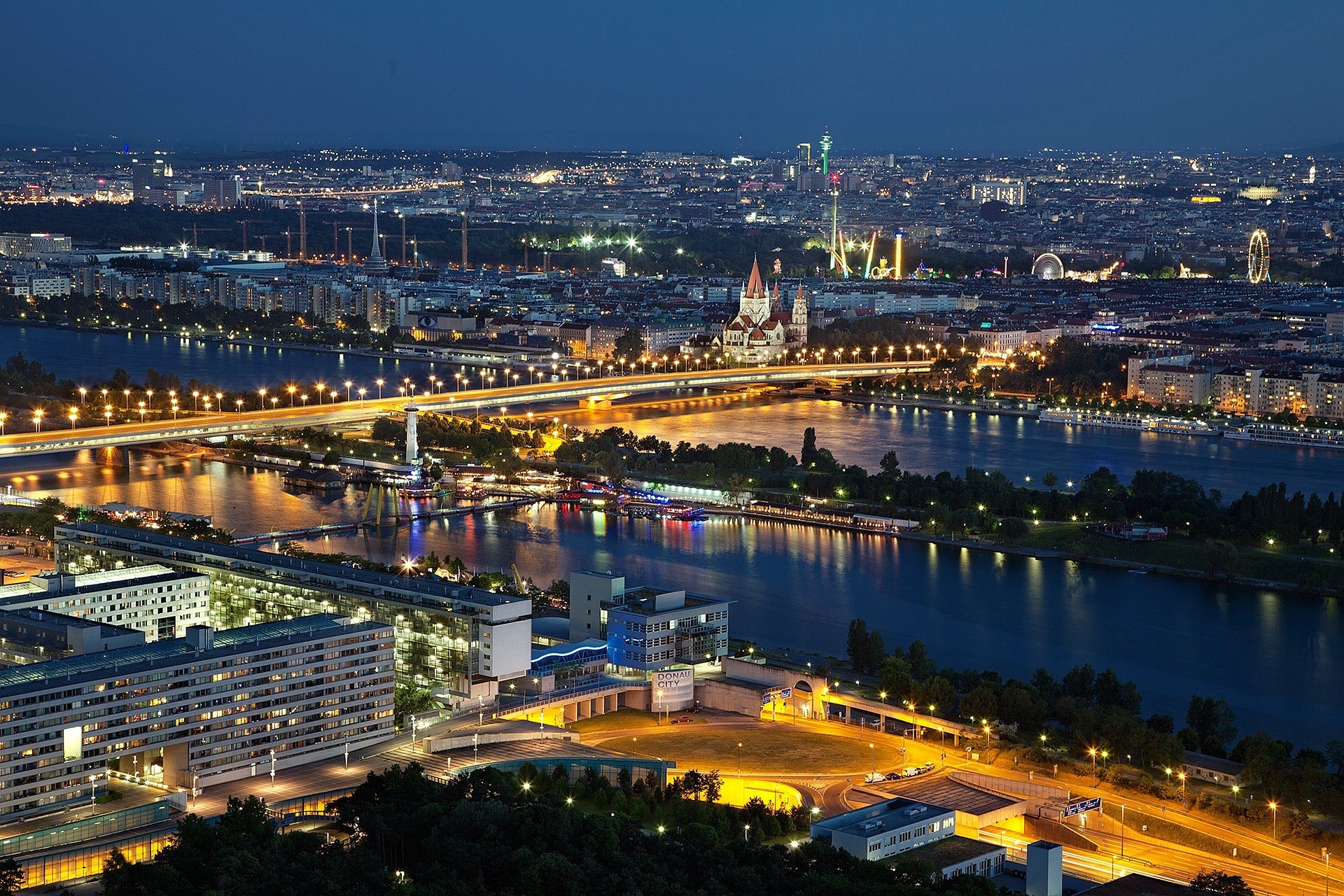 nachtblick donau