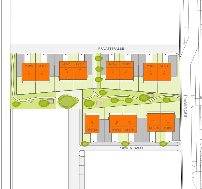 Lageplan Purbach Maisonette Wohnungen