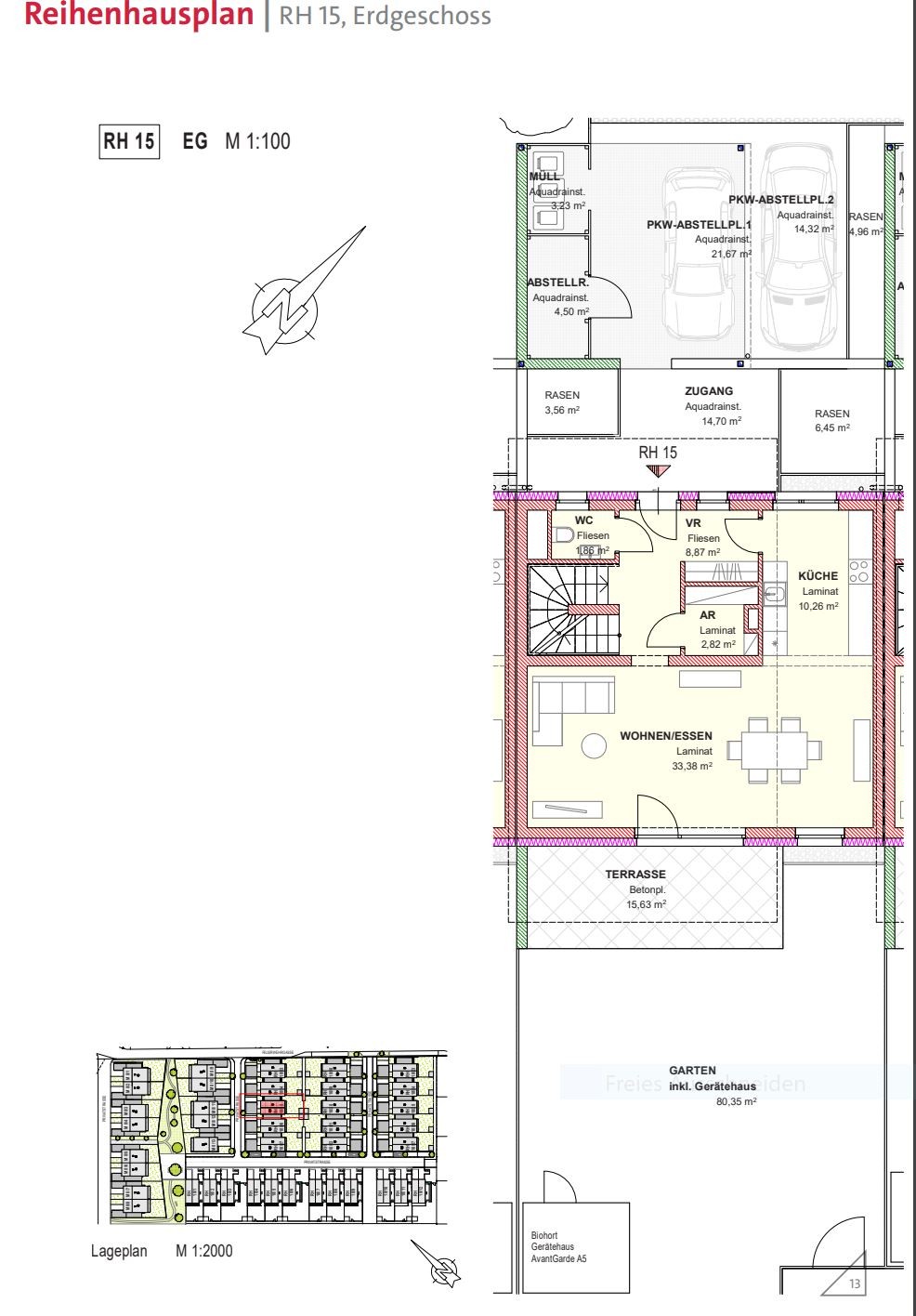 RH 15 Erdgeschoss Plan