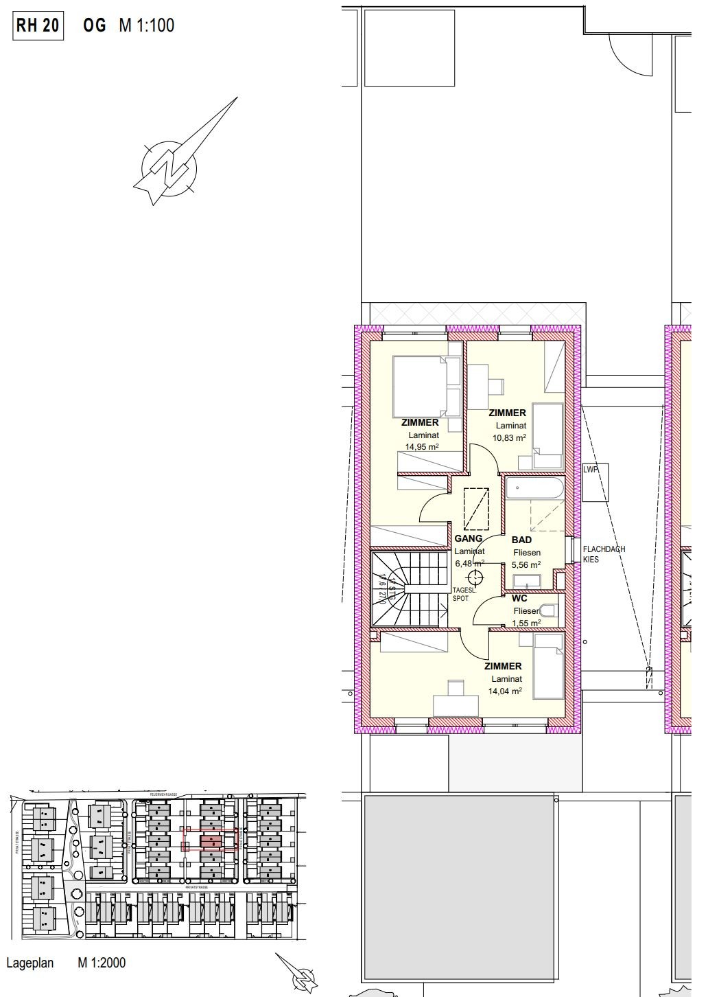 Obergeschoss RH 20