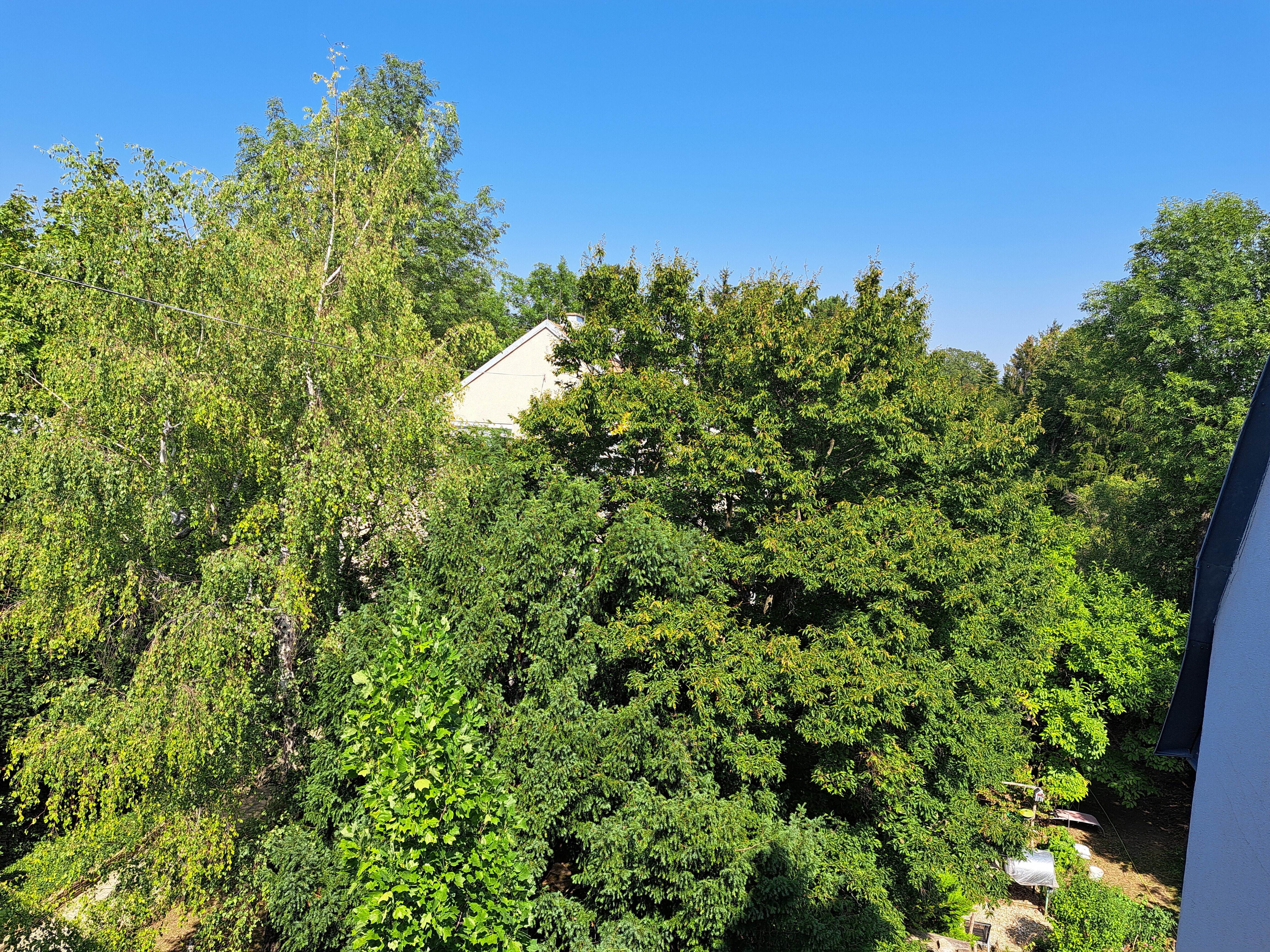 Blick aus dem Schlafzimmer