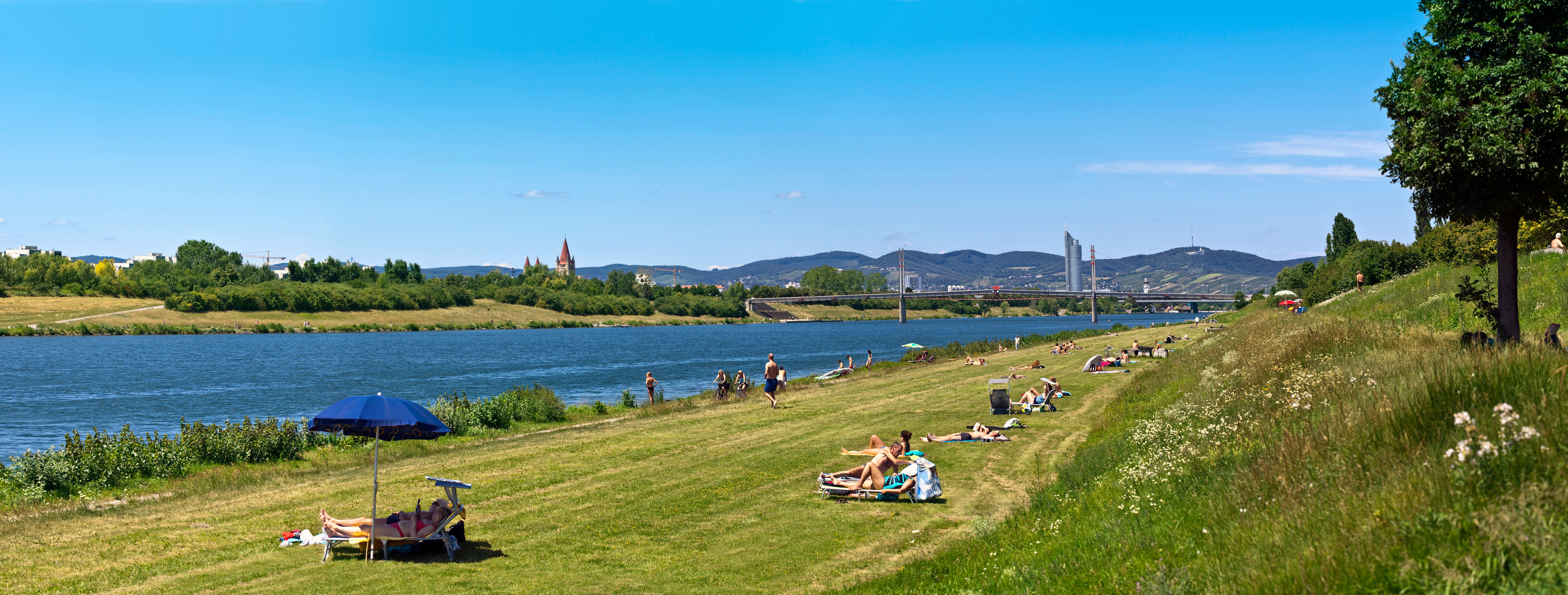 Relaxen an der Neuen Donau