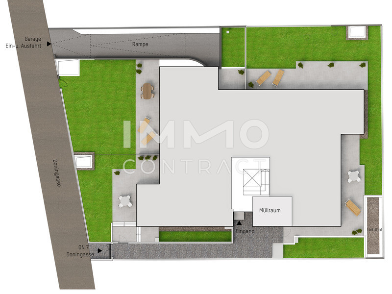 Lageplan Doningasse