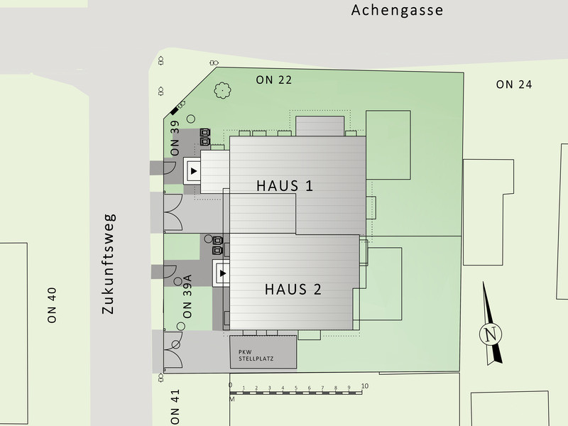 Zukunftsweg Lageplan 