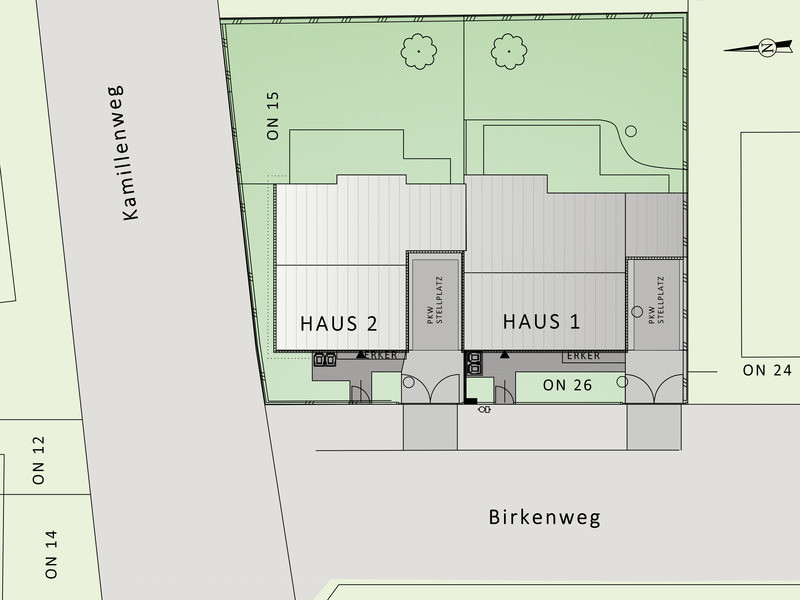 Birkenweh Lageplan