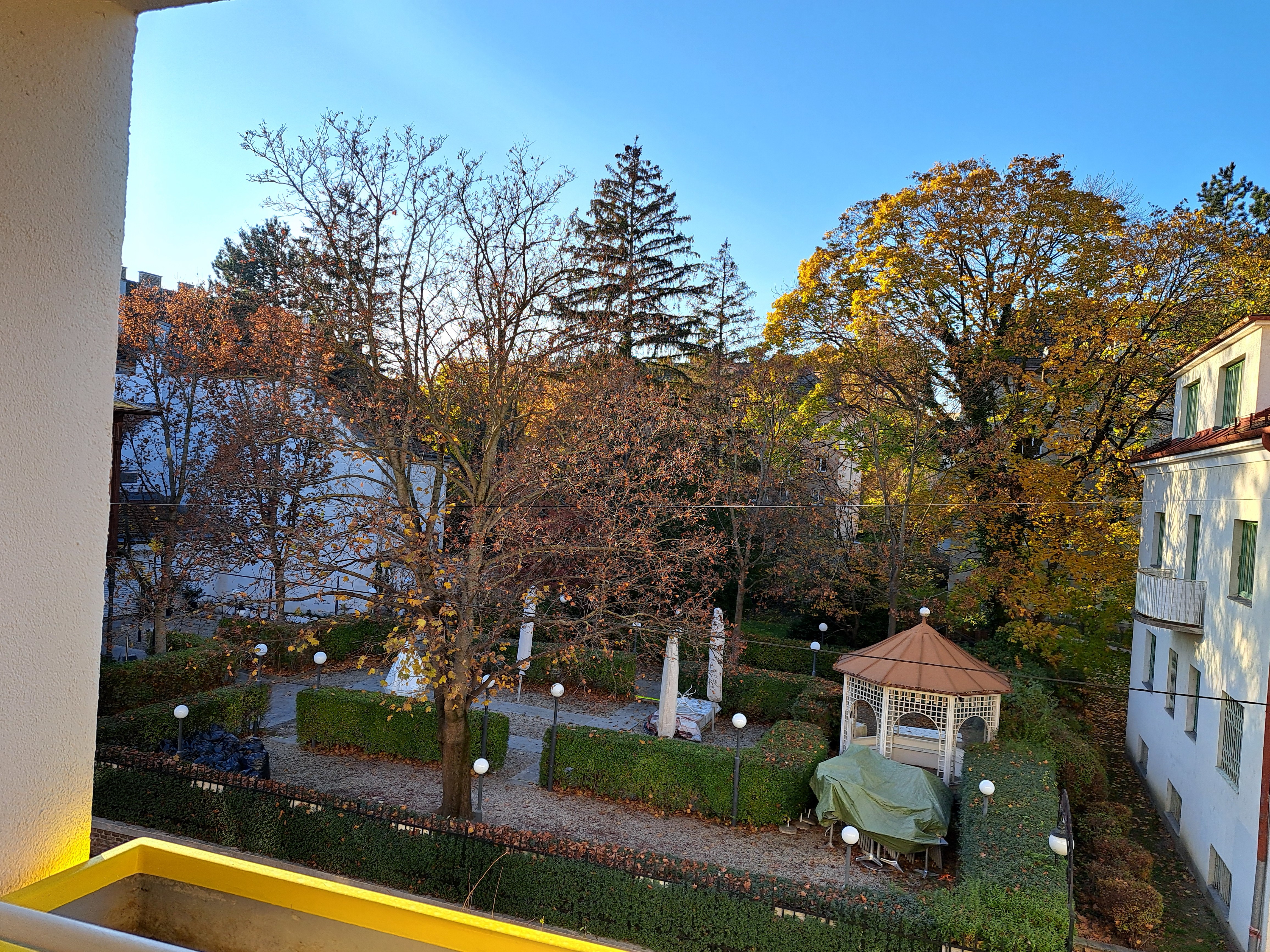 Ausblick vom Balkon