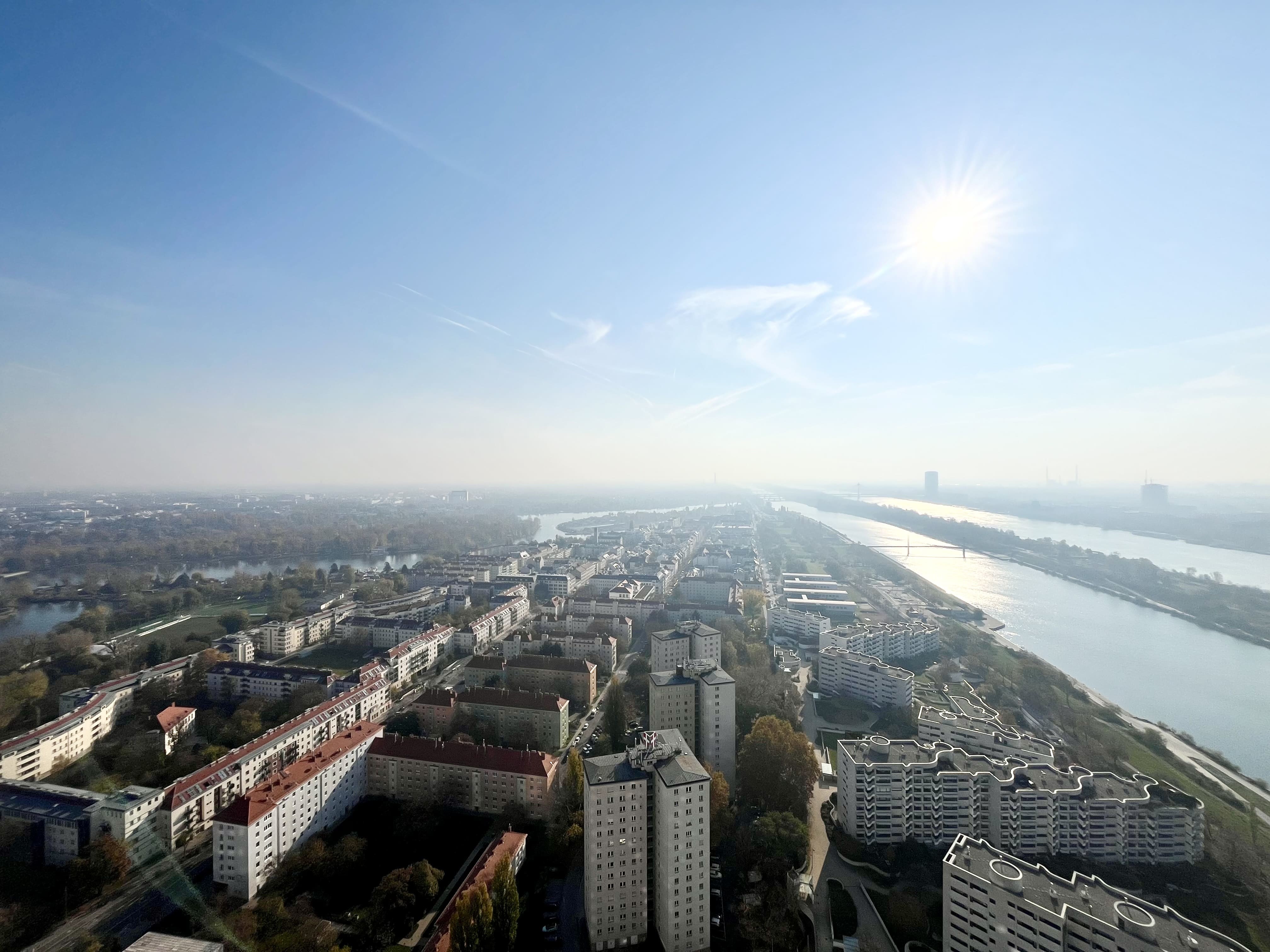 Ausblick gleiche Wohnung 36. Stock 