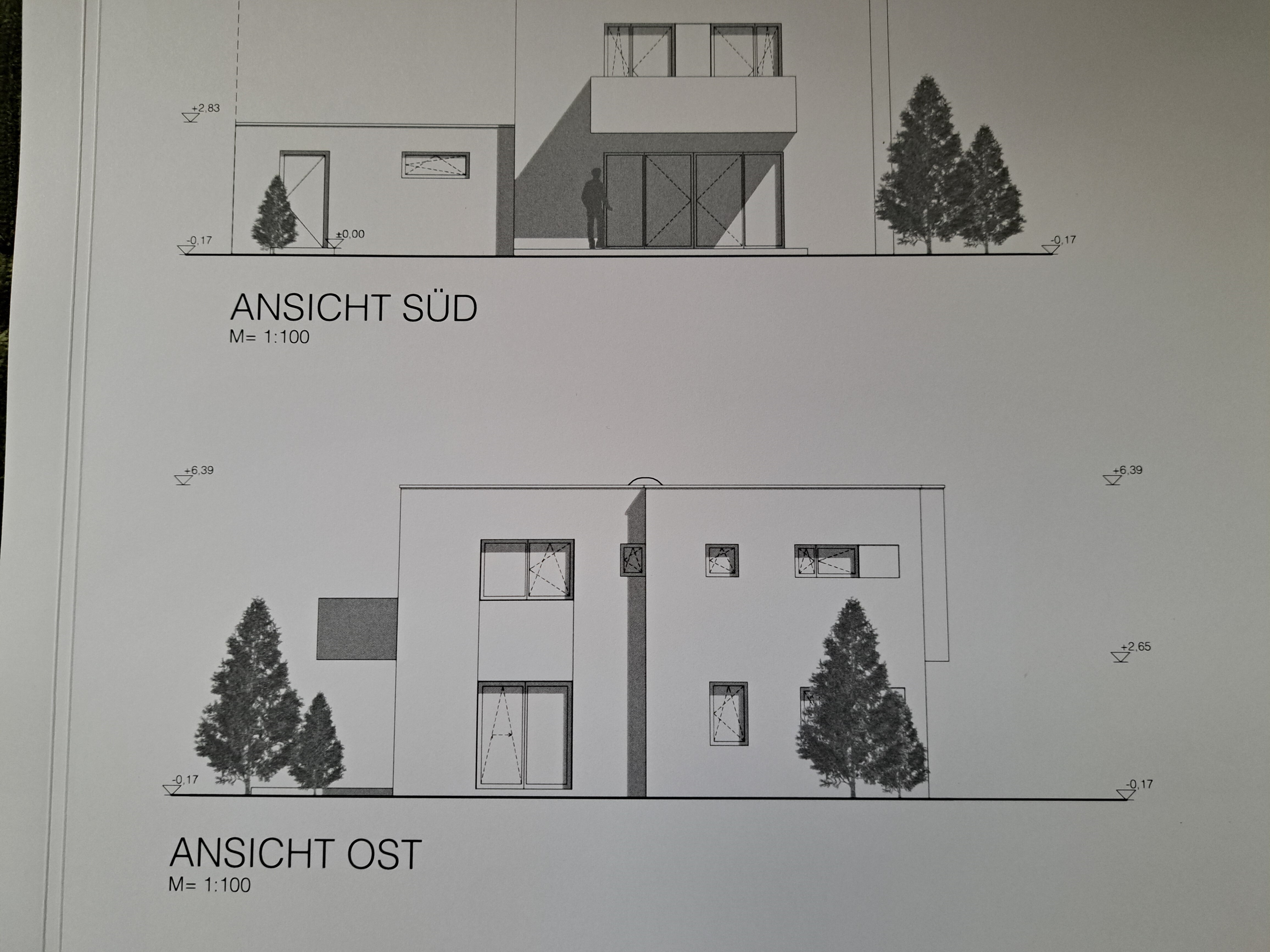 Ansicht Süd und Ost