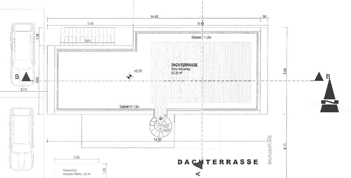 Plan Dachterrasse