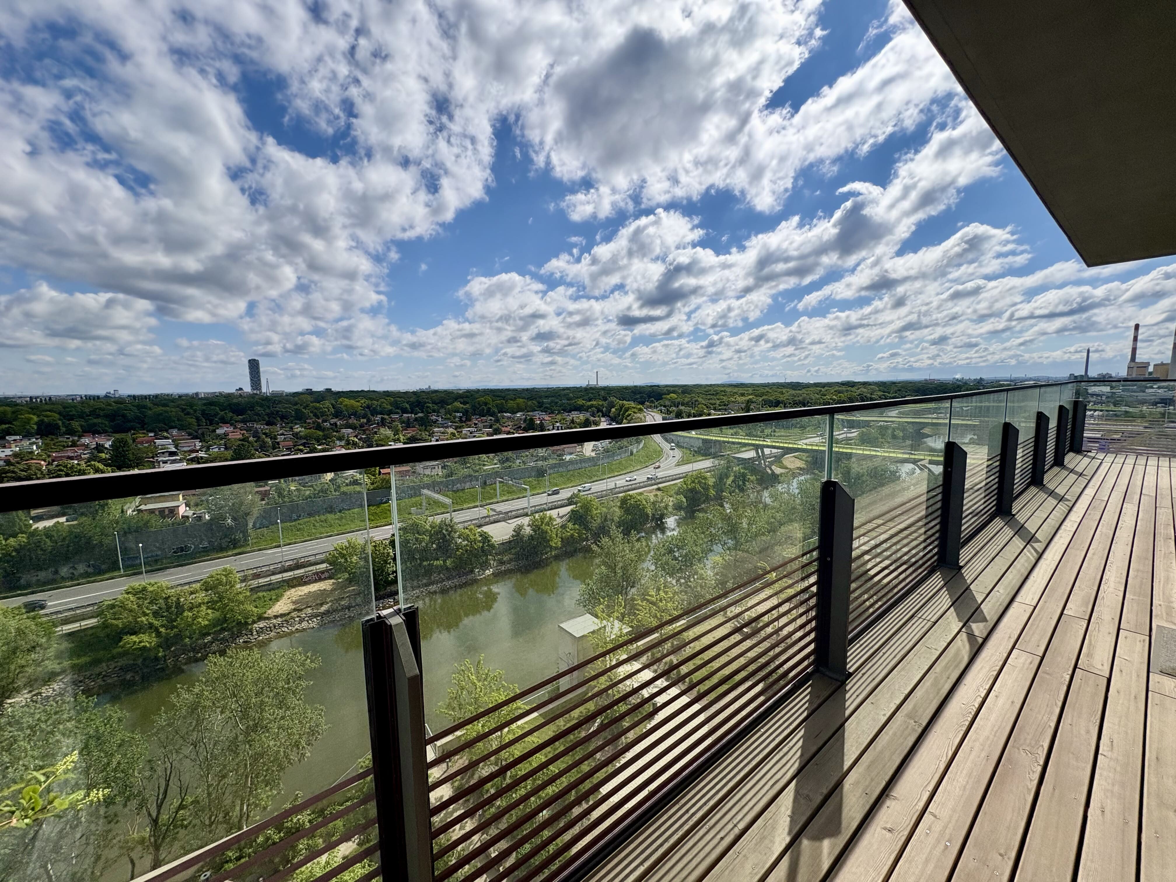 Balkon Richtung Sonnenaufgang