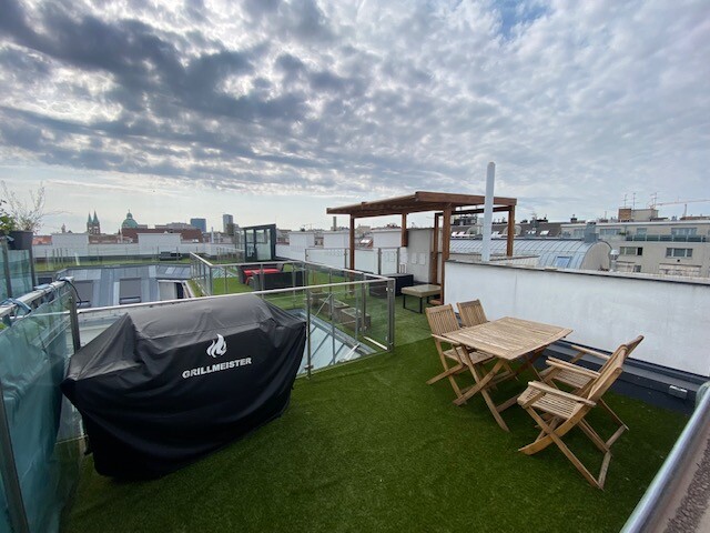 Dachterrasse Möblierungsbeispiel