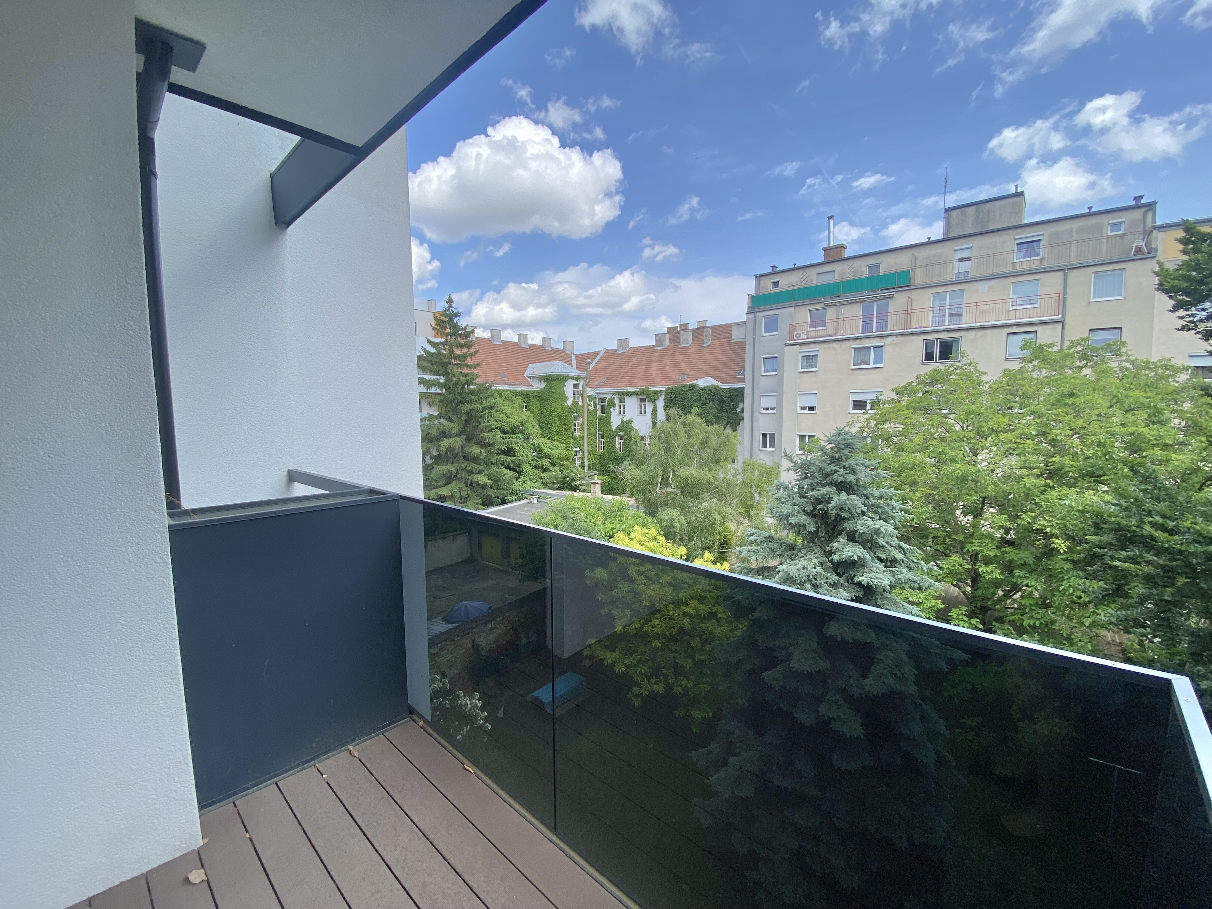 Balkon mit Aussicht