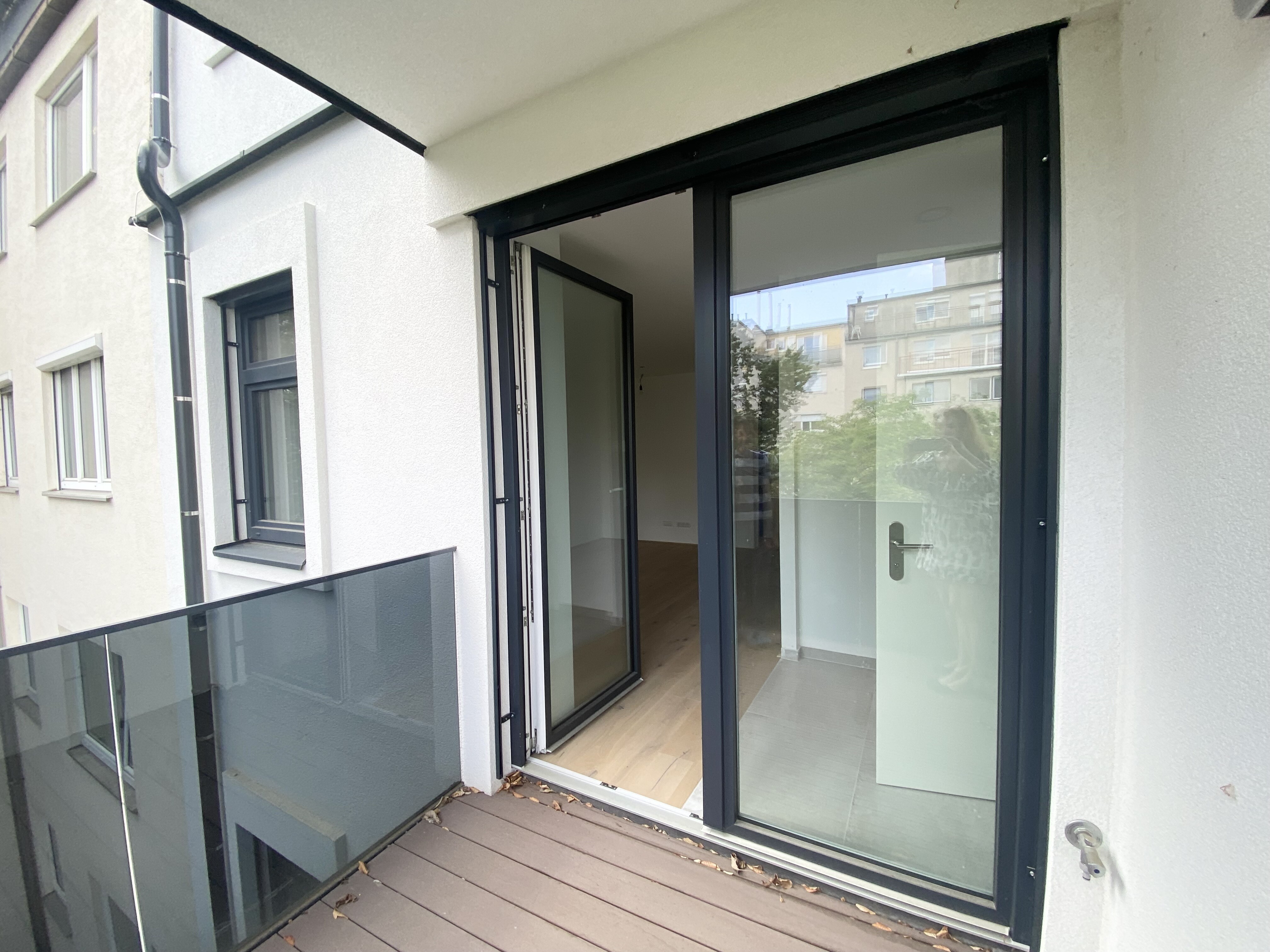 Balkon mit direktem Zugang zum Wohnesszimmer 