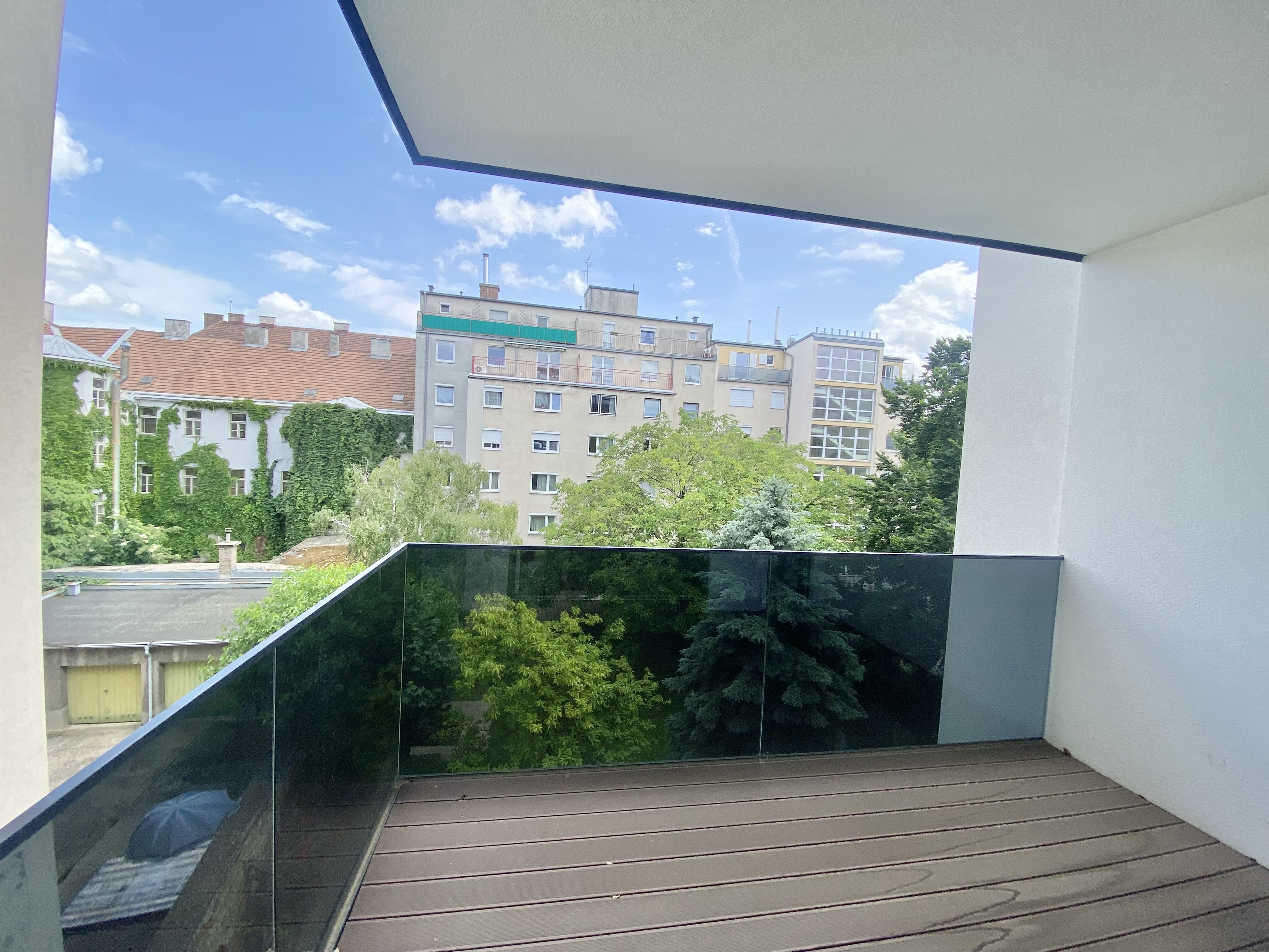 Balkon mit Aussicht