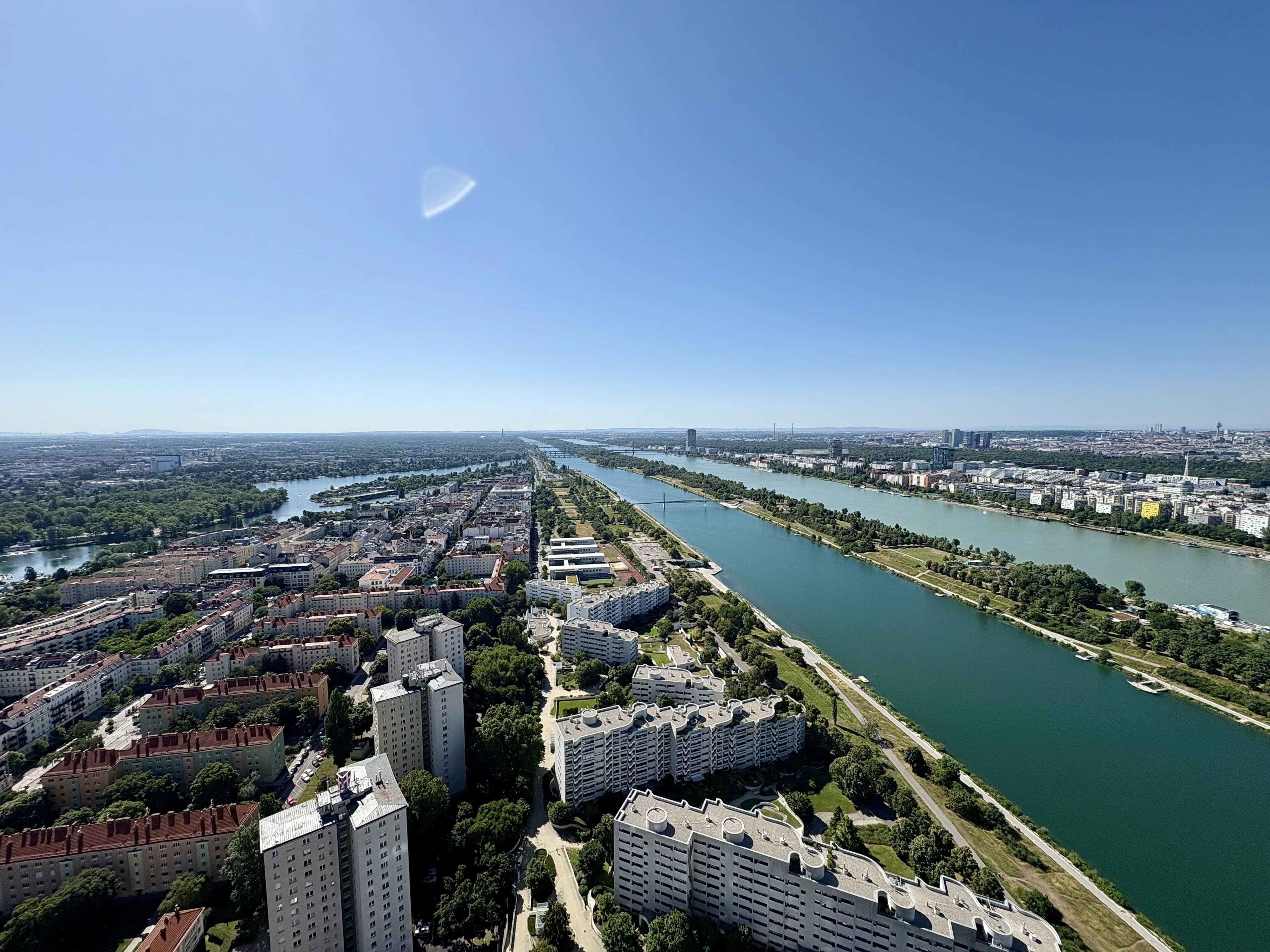 Ausblick Neue Donau