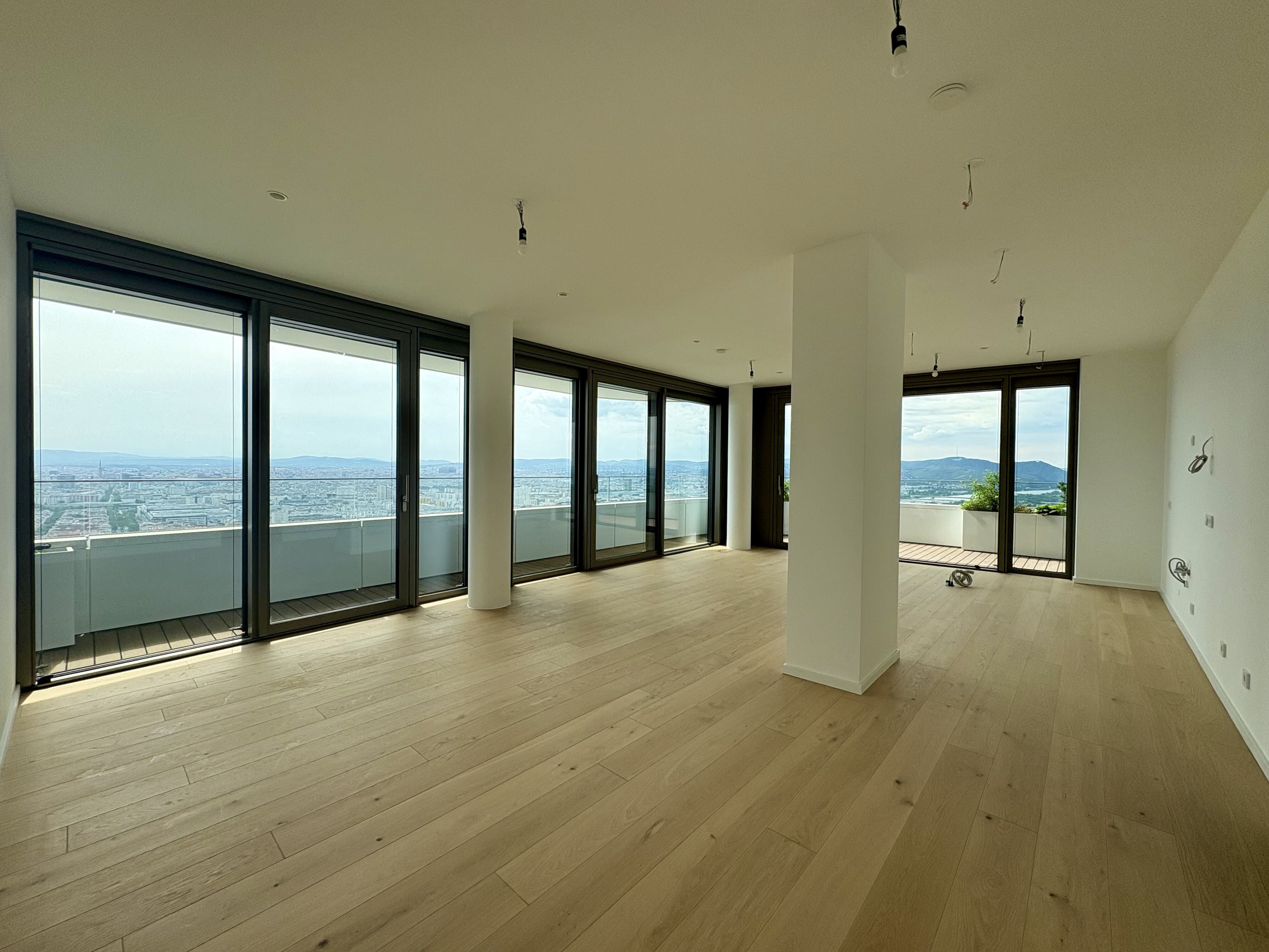 Wohn-Essbereich Richtung Kahlenberg