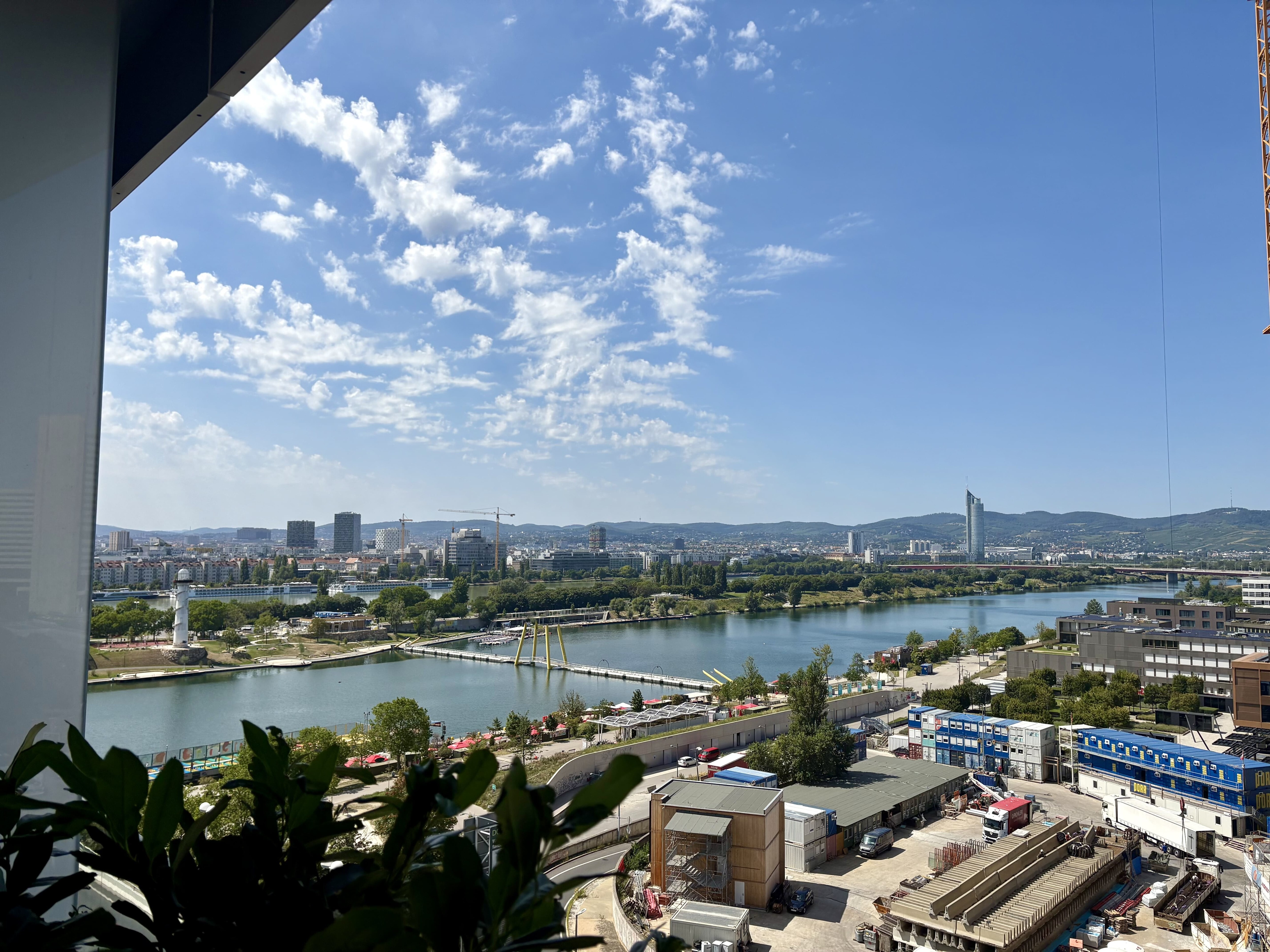 Ausblick Neue Donau