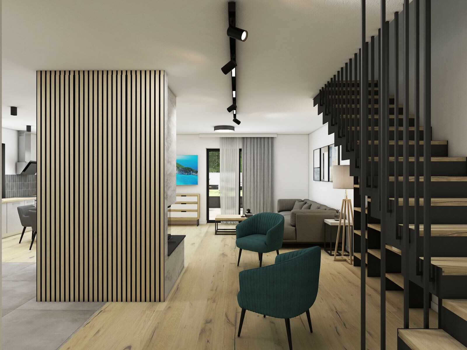 Treppenaufgang in das OG