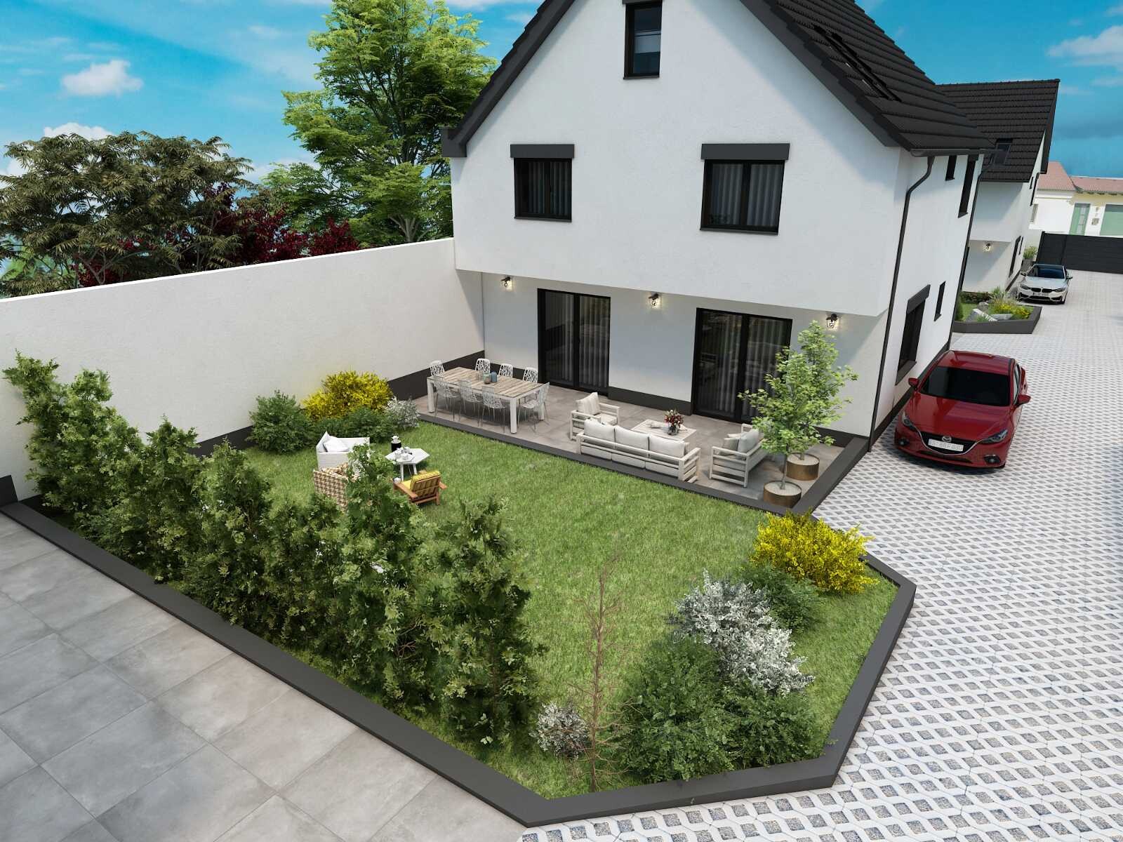 Haus 2 Gartenansicht