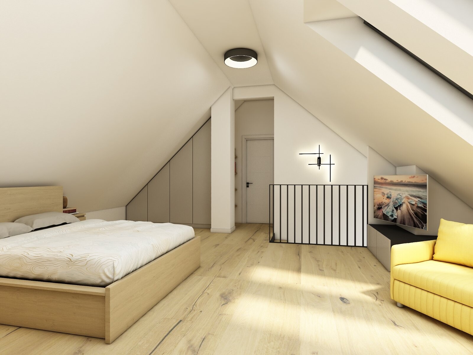 Dachgeschoß Schlafzimmer_2