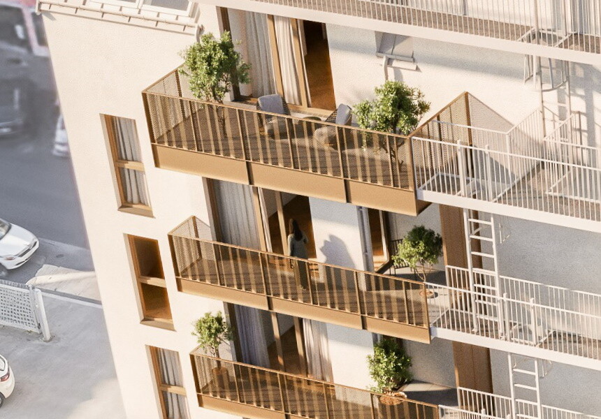 Hofwohnungen Detail links