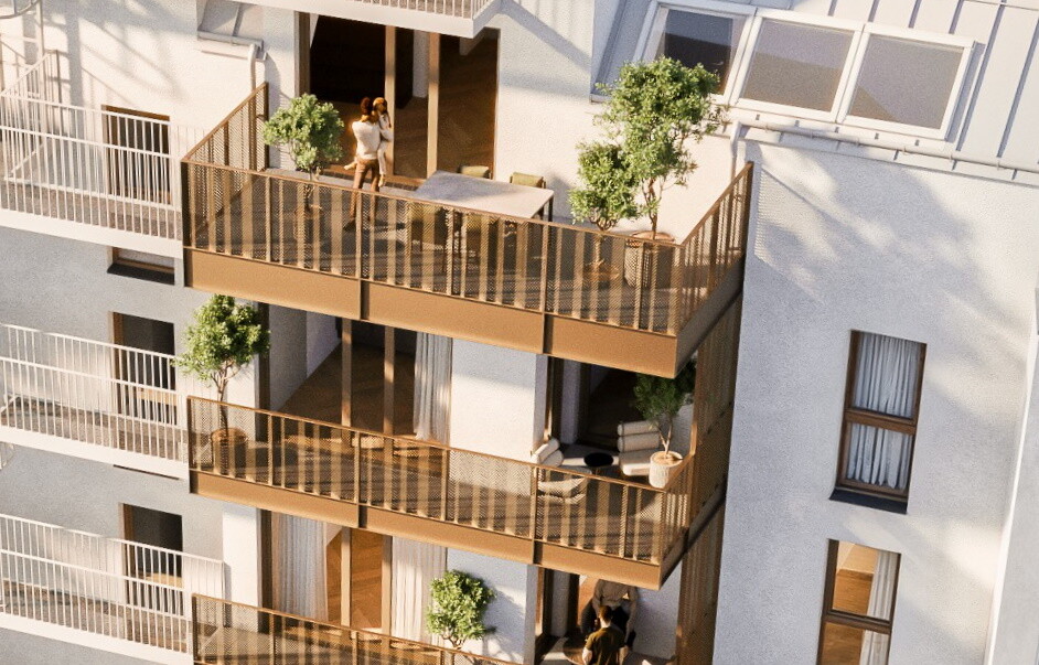 Hofwohnungen Detail rechts