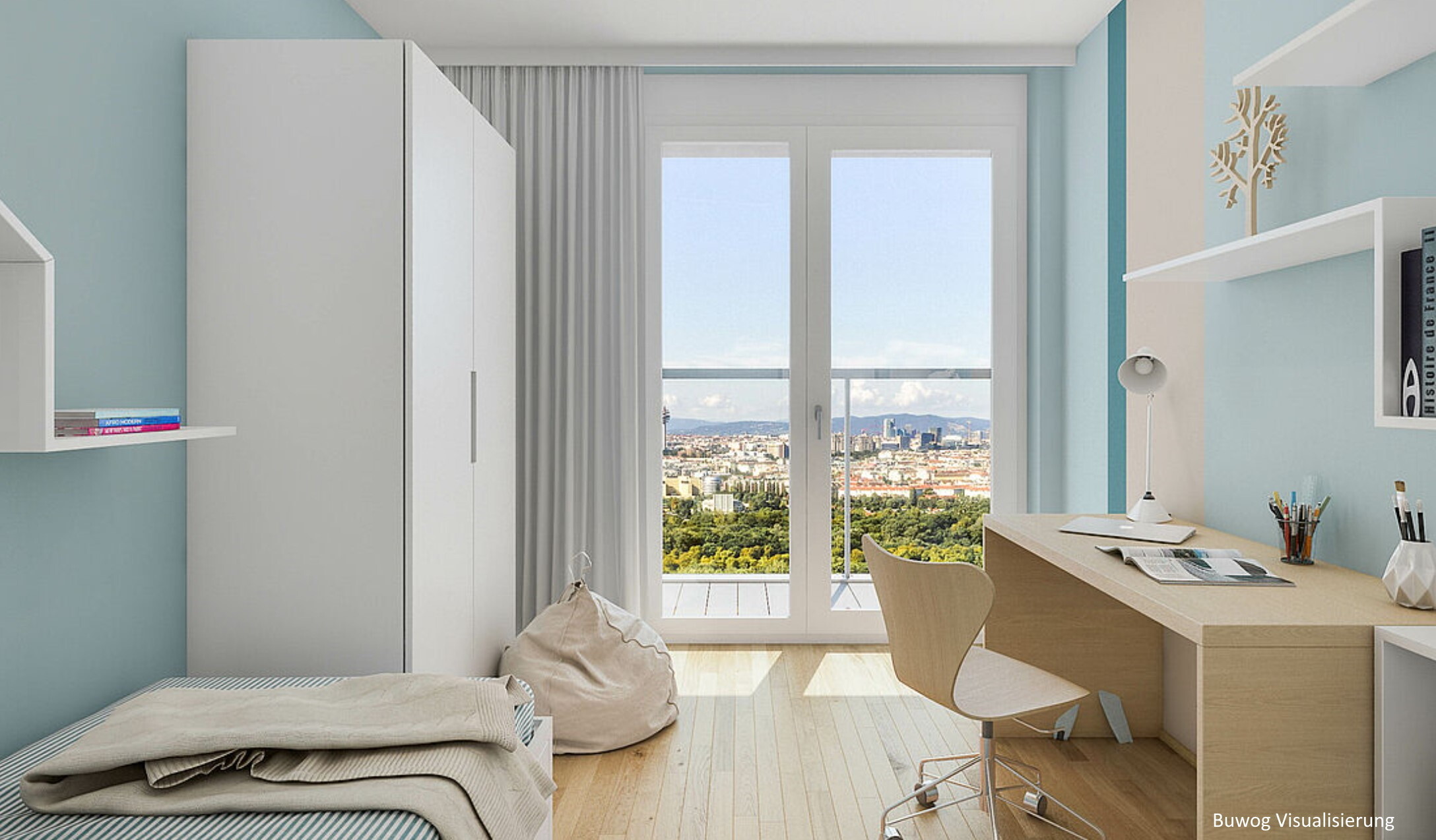 Schlafzimmer Visualisierung