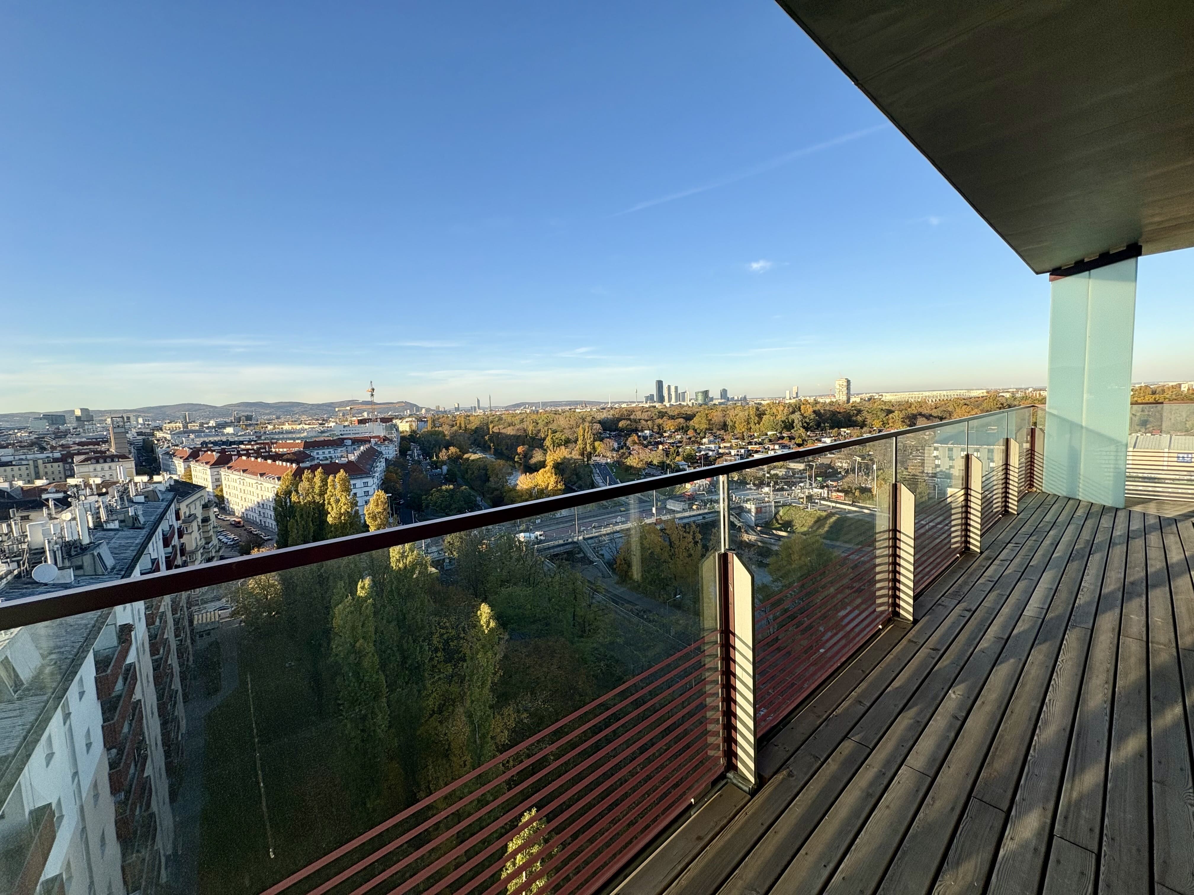Balkon Richtung Donaukanal 