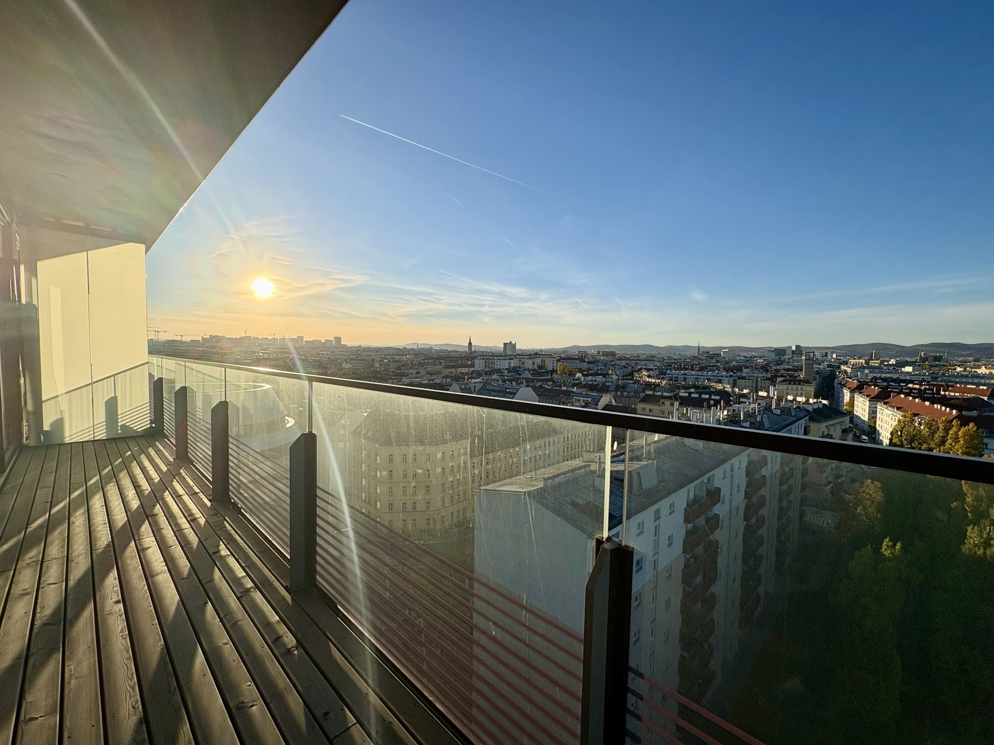 Balkon Richtung Westen