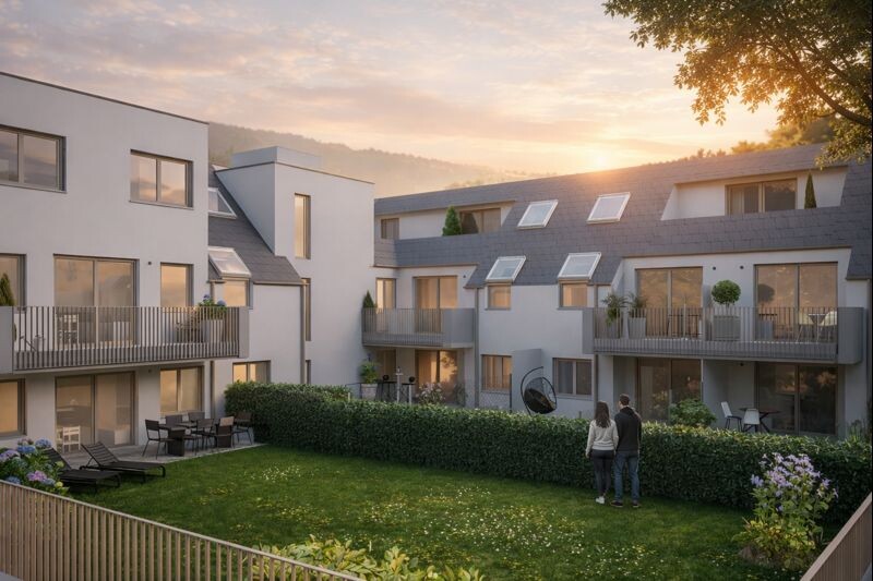 Innenhof Morgensonne