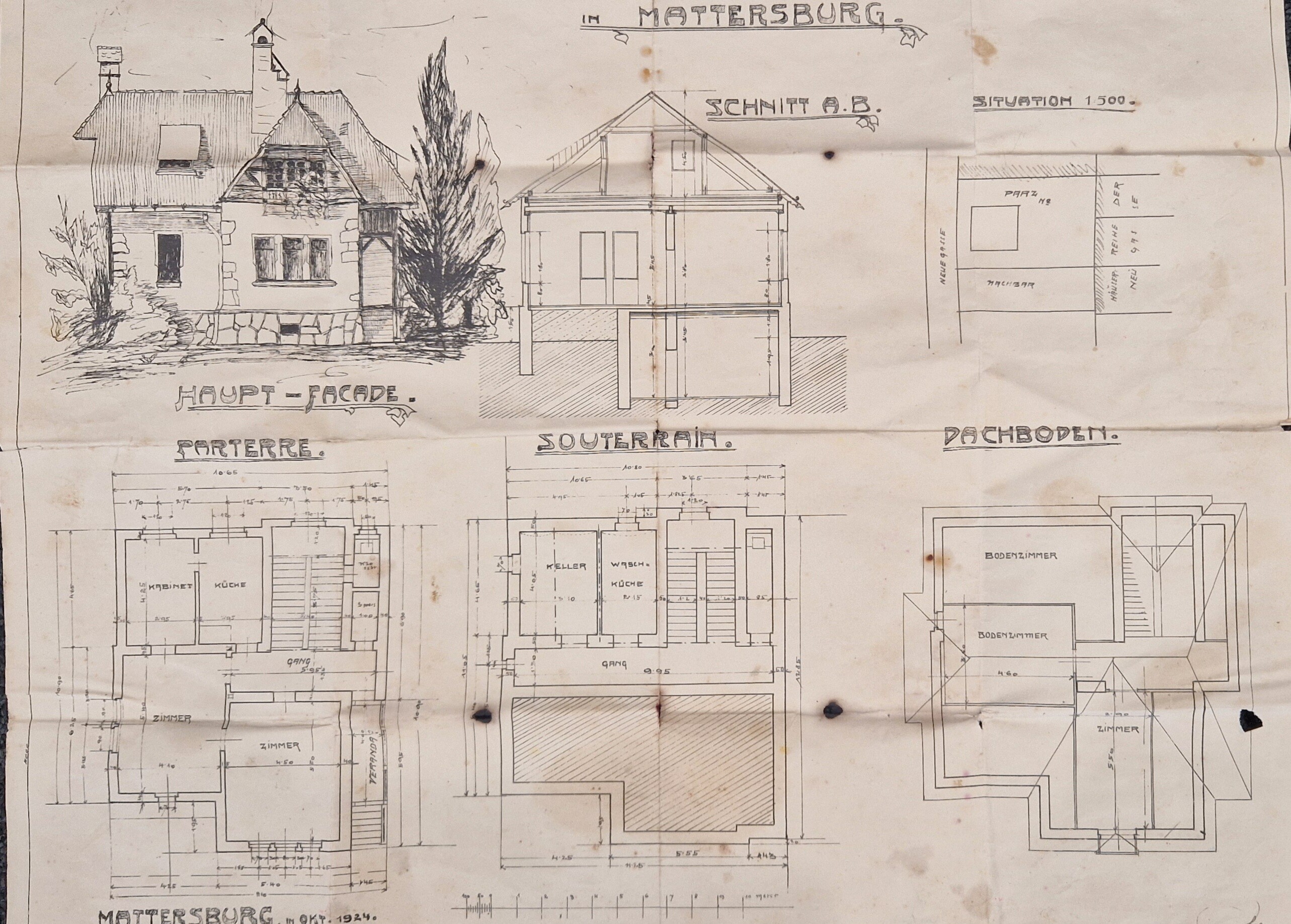 Plan Haus Wassergasse 22